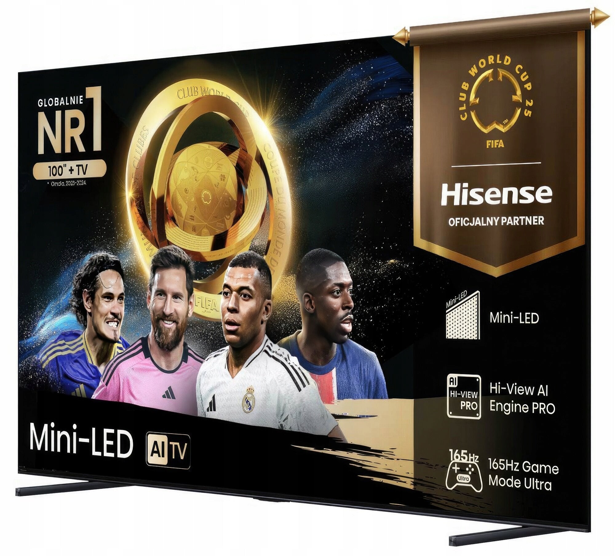 TV HISENSE 85U78Q 85" MINILED 4K 144Hz VRR VIDAA Dolby Vision HD format 4K UHD