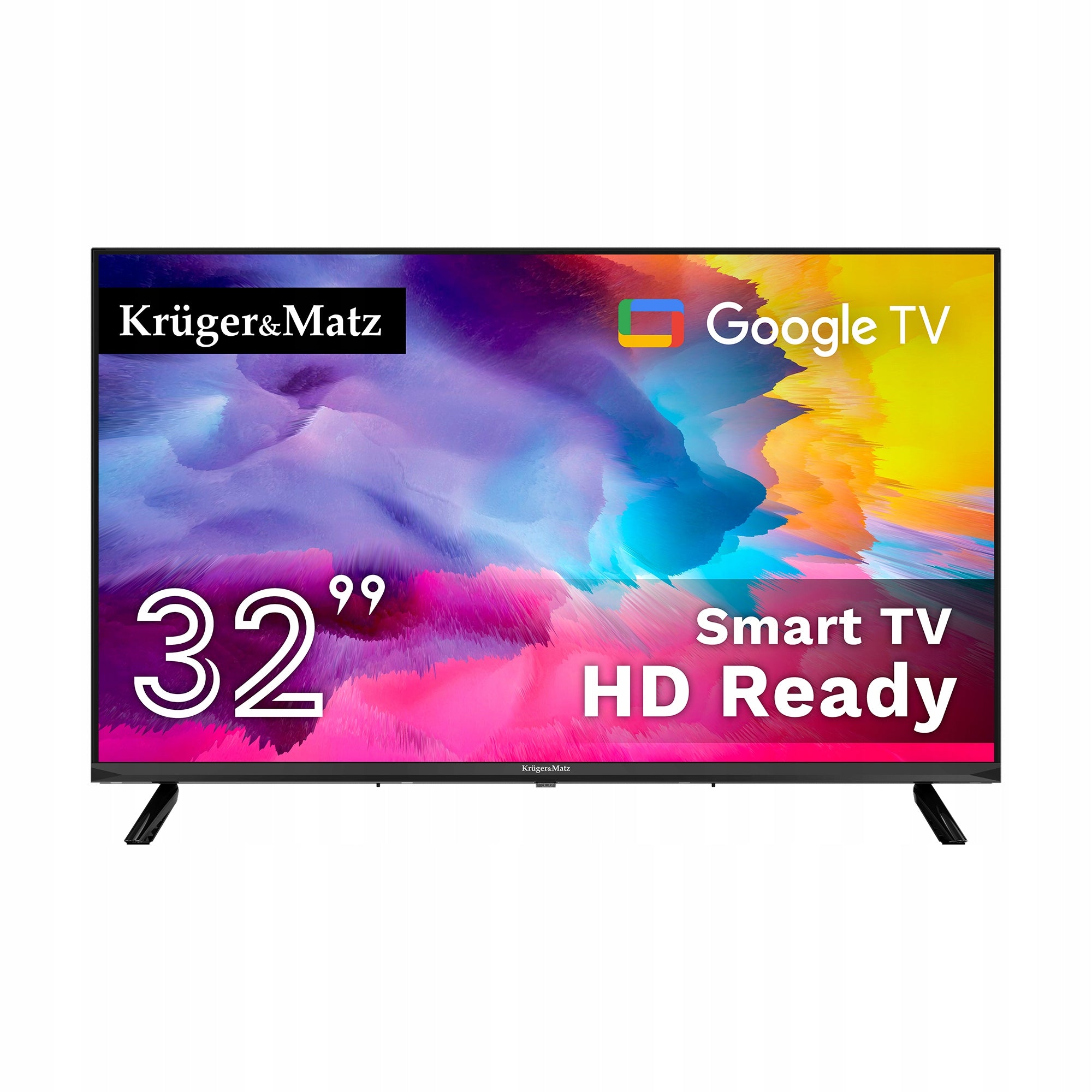 TV Kruger&Matz 32" HD Google TV 5.0 DVB-T2/S2/T/C H.265 HEVC smart