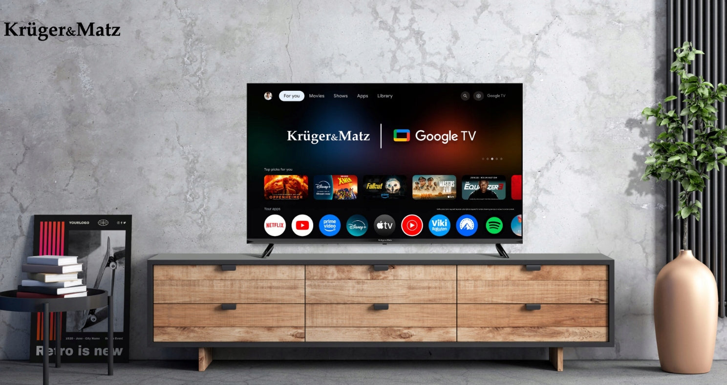 TV Kruger&Matz KM0240FHD-G 40" FHD SmartTV GoogleTV WiFi Brand Kruger&Matz