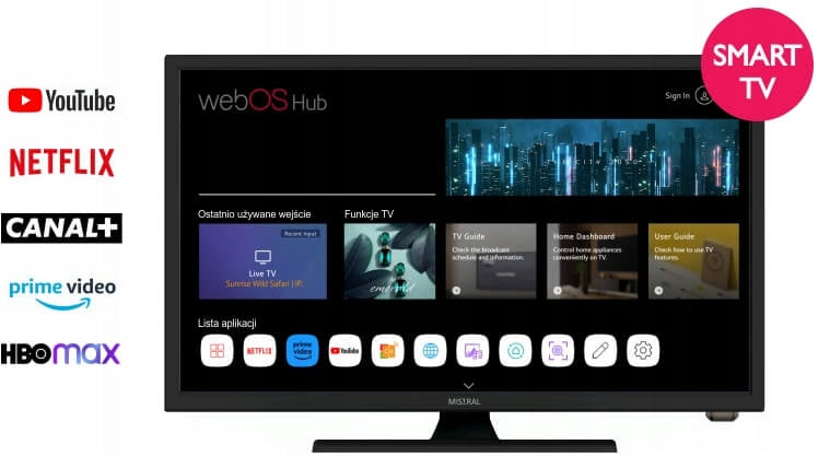 TV MISTRAL MI-TV238FSL 24'' 12V 24V WebOS EAN (GTIN) 5908313151684
