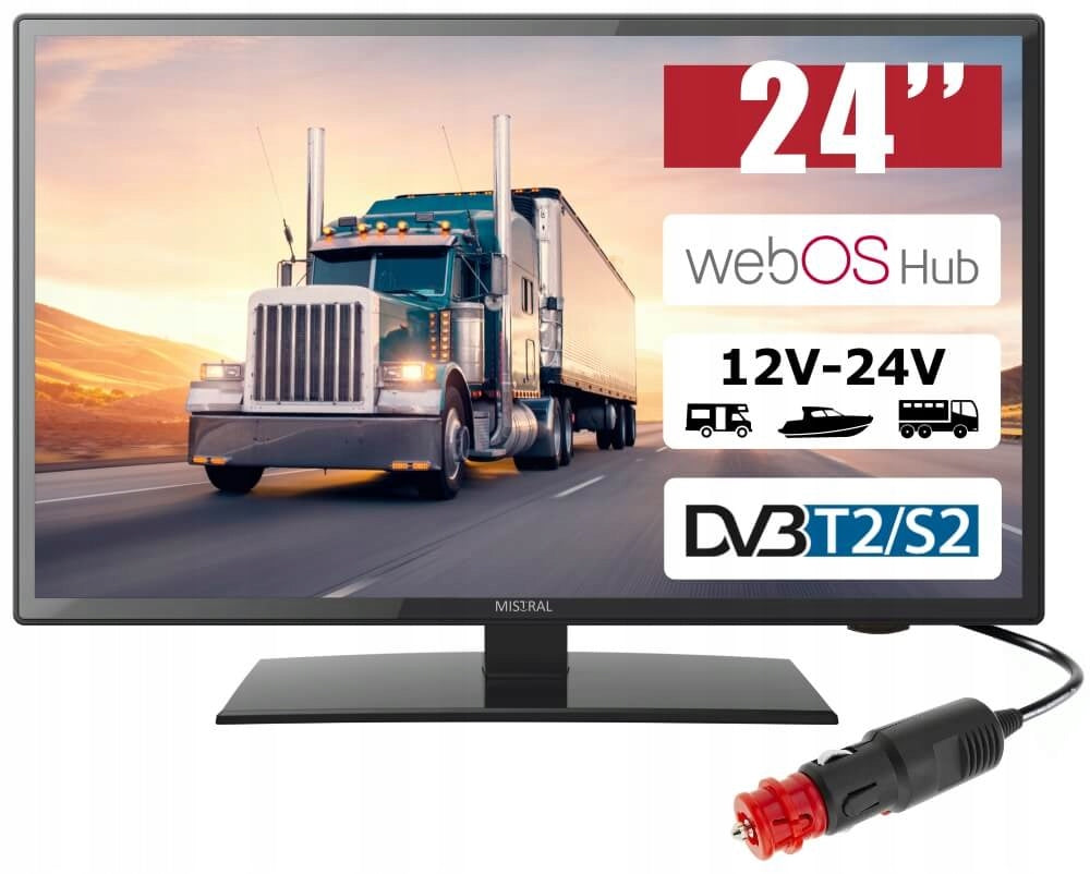 TV MISTRAL MI-TV238FSL 24'' 12V 24V WebOS