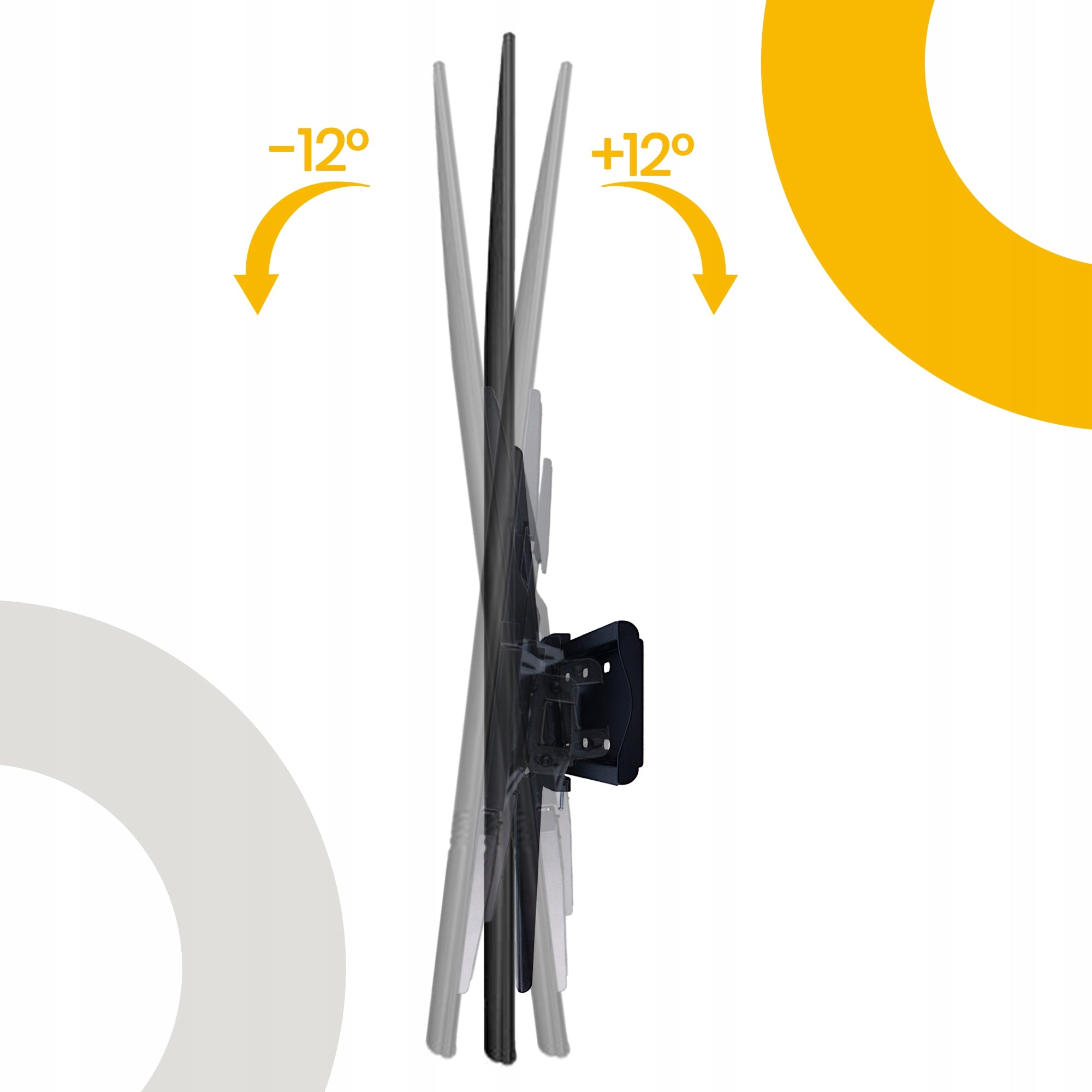 TV MOUNT HANGER TV 32-55 INCHES WALL TILTING UNIVERSAL SLIM 0F Packaging status original