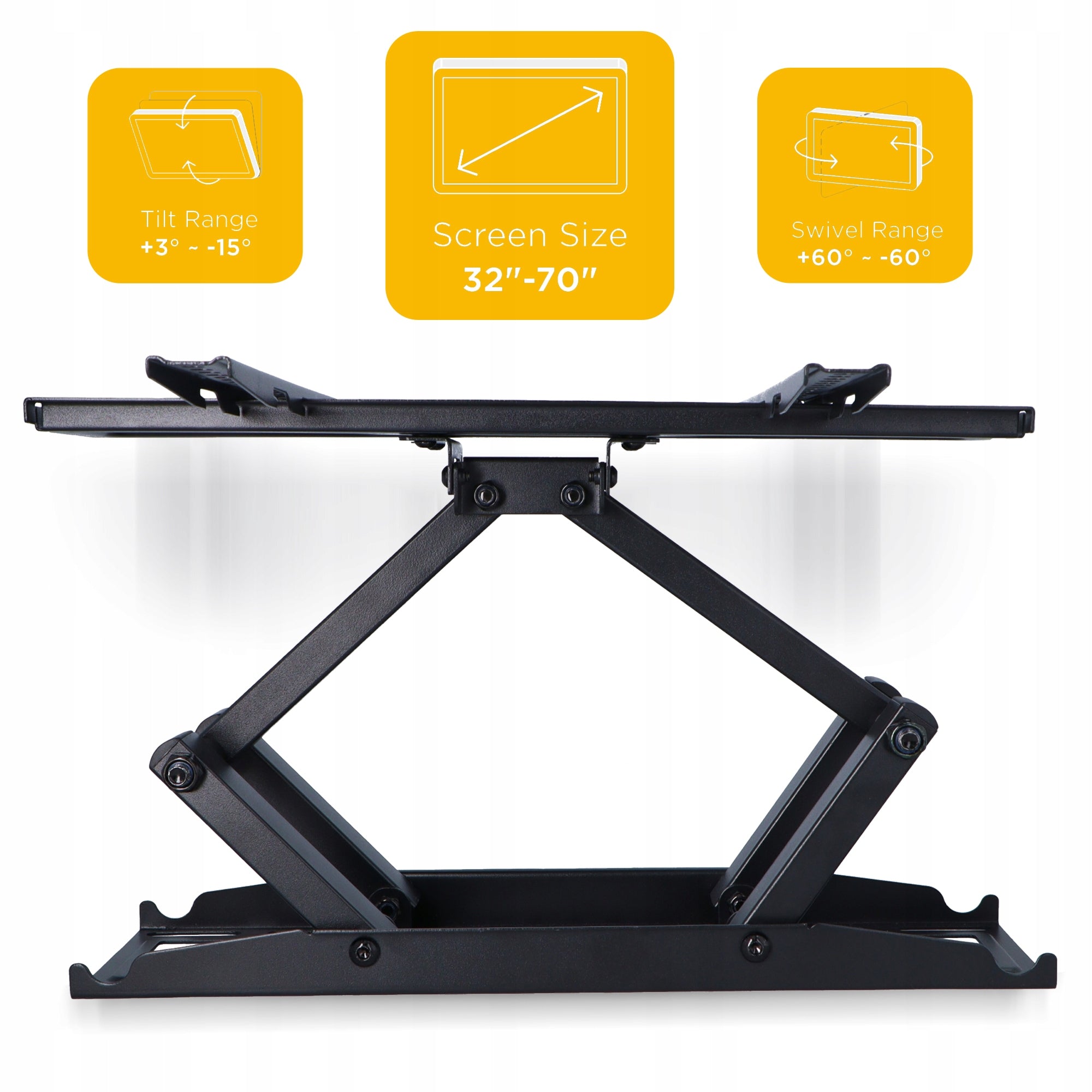 TV MOUNT HANGER TV 32-70'' ROTATING MOVABLE WALL UNIVERSAL 0F Packaging status original
