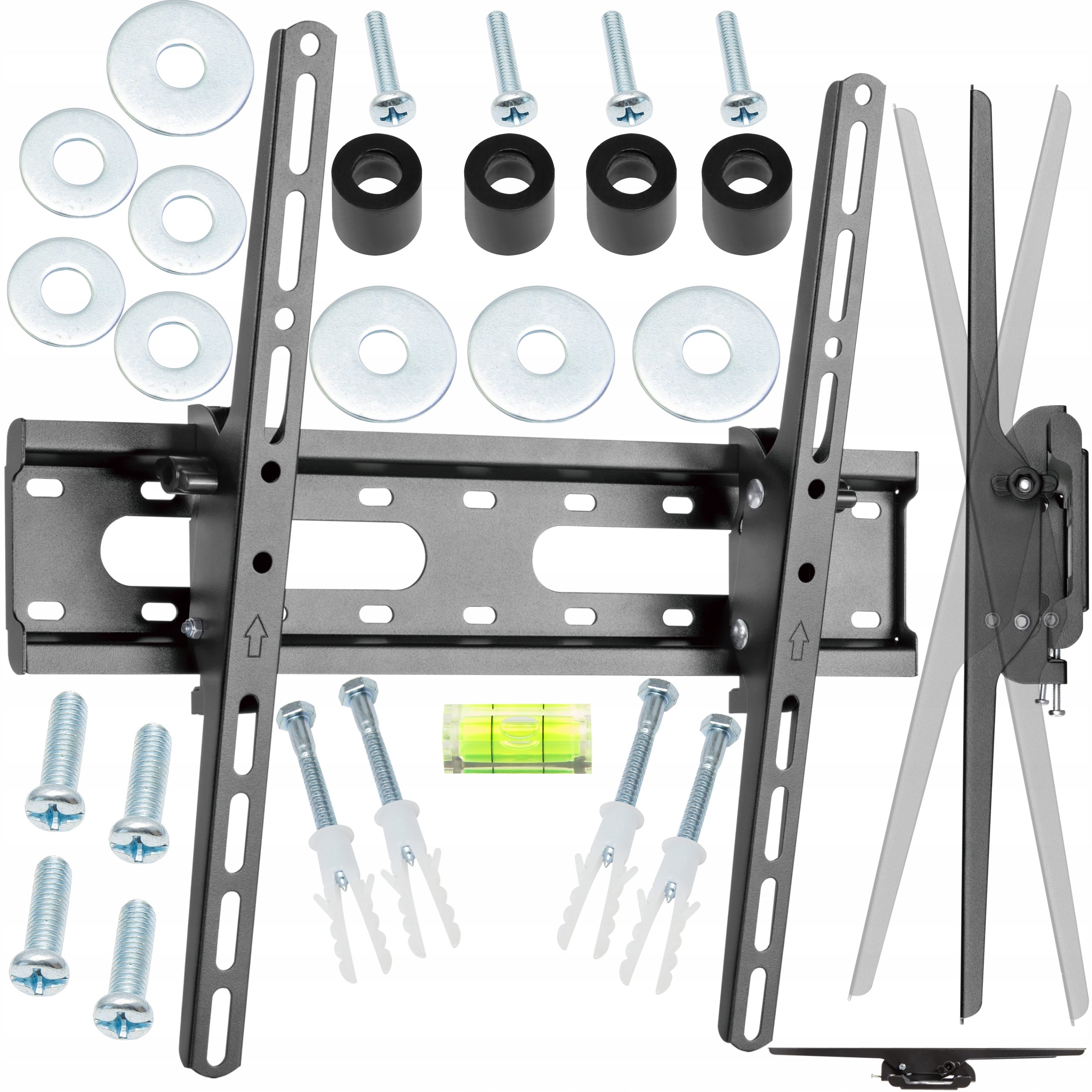 TV MOUNT TV HANGER STRONG TILT ADJUSTMENT LCD 32-85 INCHES Manufacturer code UCHWYT NA TELEWIZOR