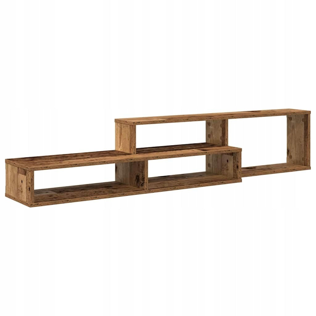 TV STAND FOR WALL 150X25X28,5CM WOOD-BASED MATERIAL Packaging status original