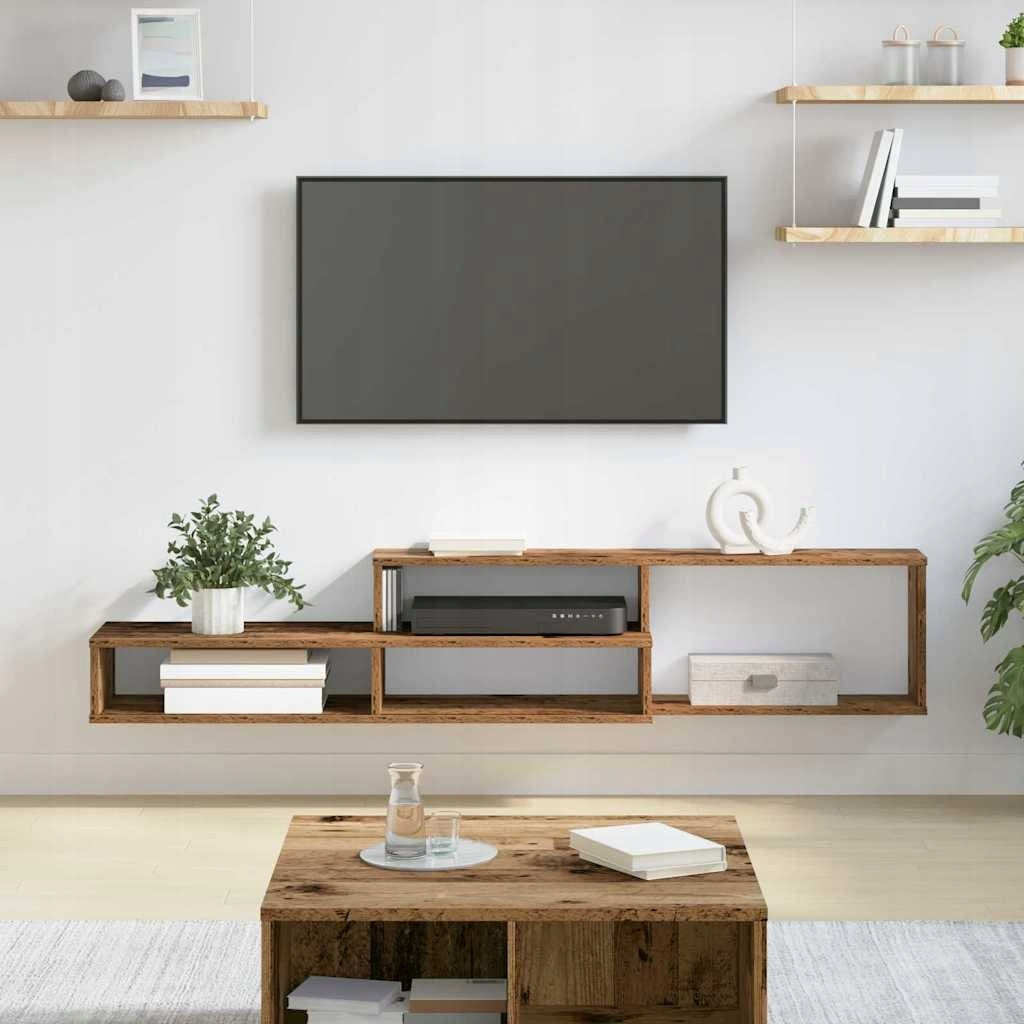 TV STAND FOR WALL 150X25X28,5CM WOOD-BASED MATERIAL