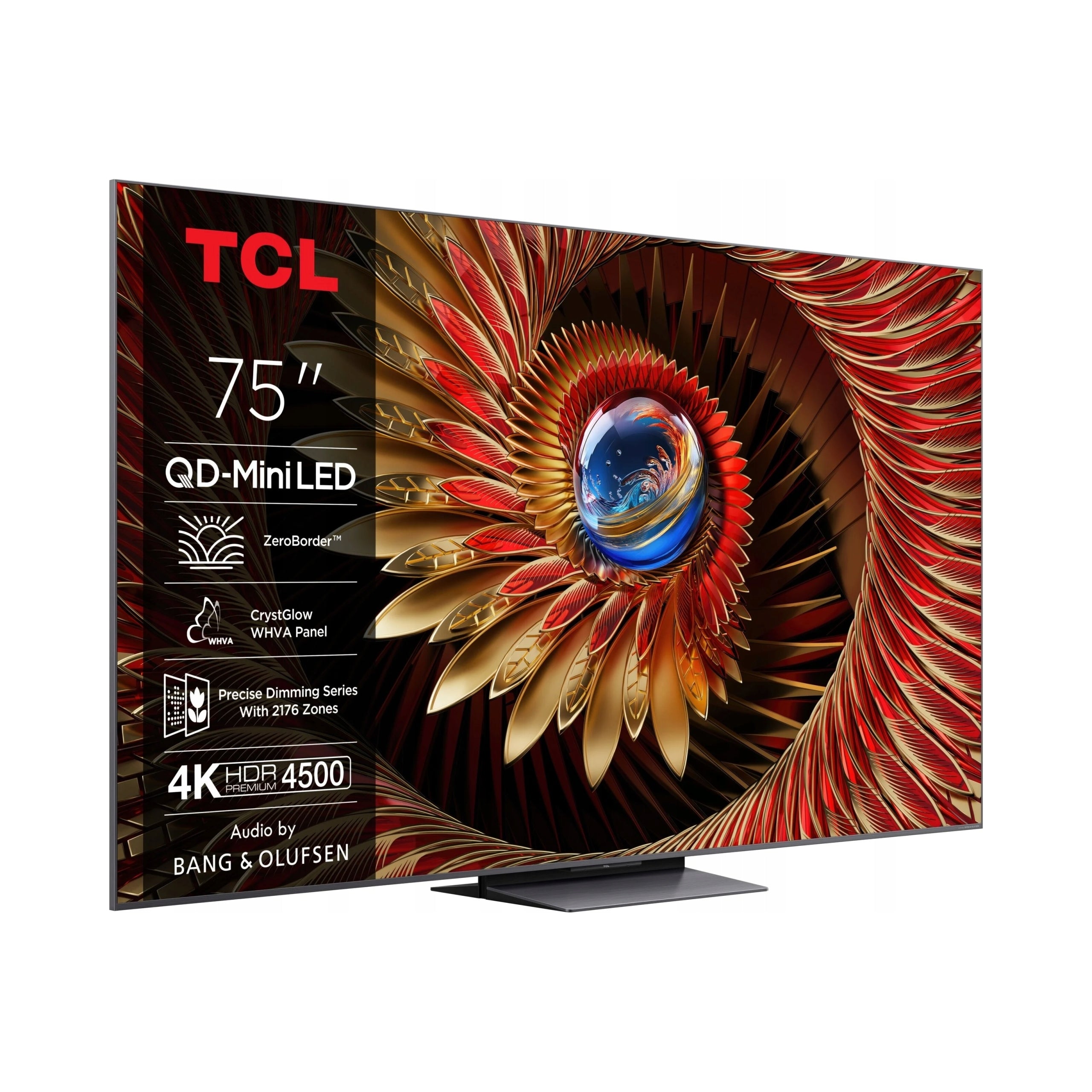 TV TCL 75C8K 75" QD-Mini LED 4K 144 Hz Google TV Dolby Atmos