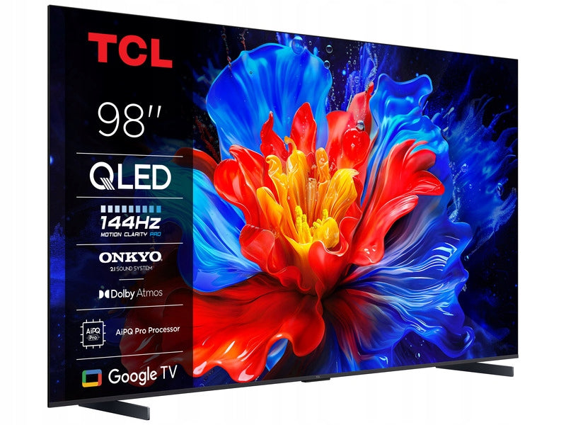 TV TCL 98P89K 98" QLED 4K 120Hz Google TV Dolby Atmos