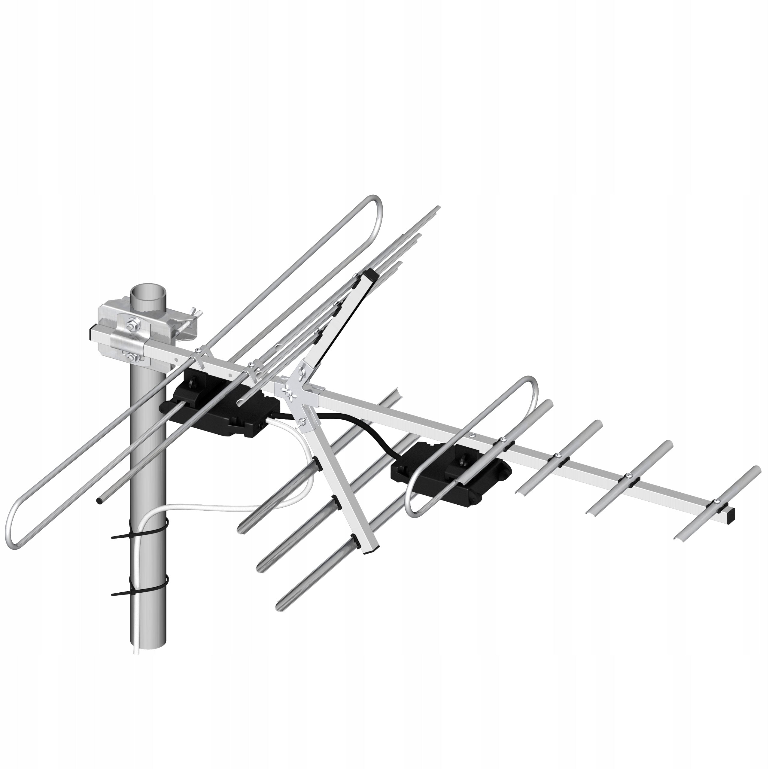 TV antenna UHF VHF Dipol 15 Combo DVB-T2 H/V 11dBi LTE700 MUX-8 Brand Dipol