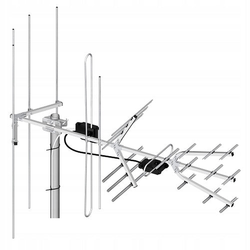 TV antenna UHF VHF Tri Digit Combo H/V DVB-T2 LNA-169 38dBi MUX-8 Dipol Manufacturer code 28/5-12/21-69