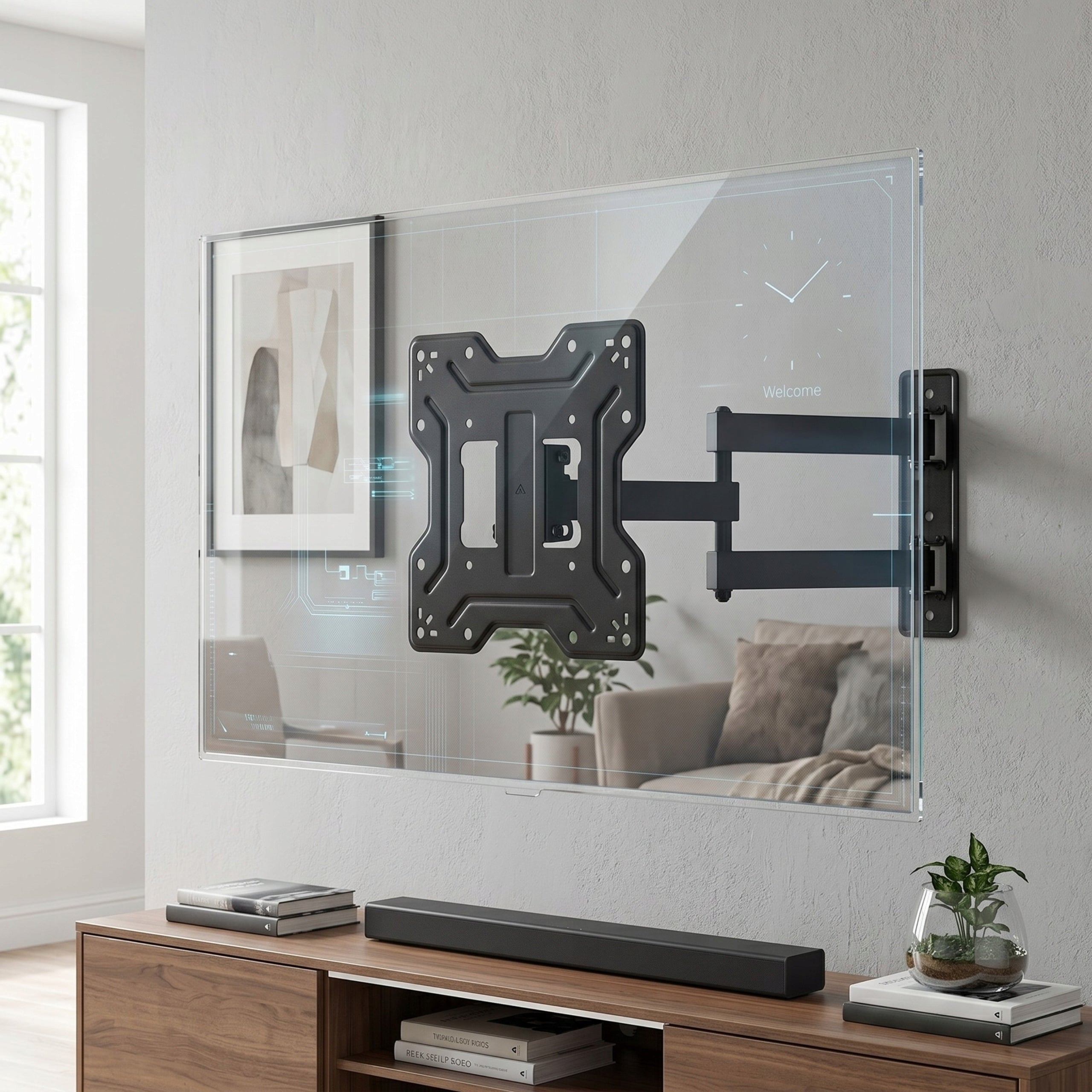 TV mount TAMDEL 23-48 inches swivel adjustable up to 30 kg strong Packaging status original