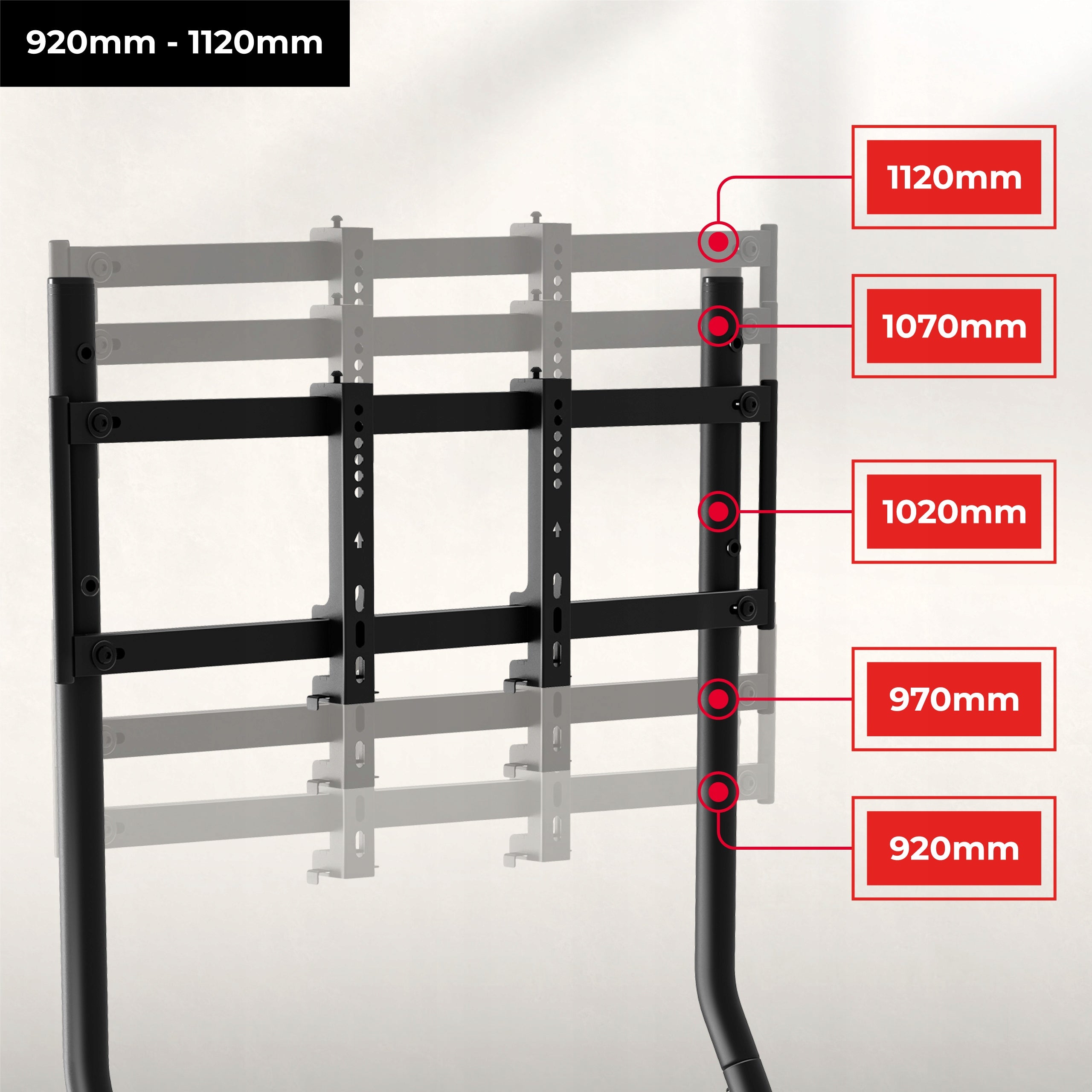 TV stand for monitor 32-55 inches HUZARO universal floor Manufacturer code Speed 9.1