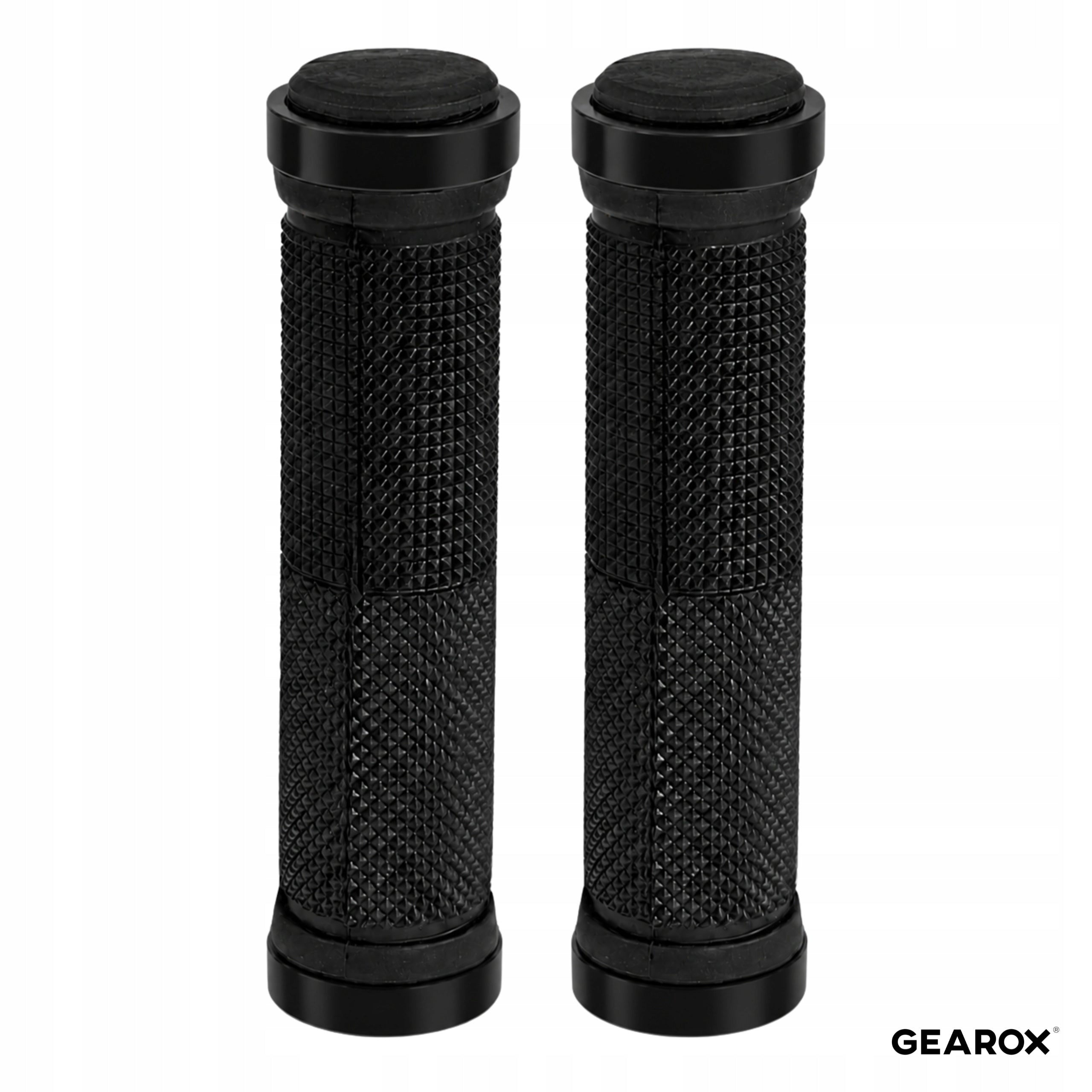 TWISTED HANDLEBAR GRIPS BICYCLE GRIPS BLACK NON-SLIP HANDLES Packaging status original