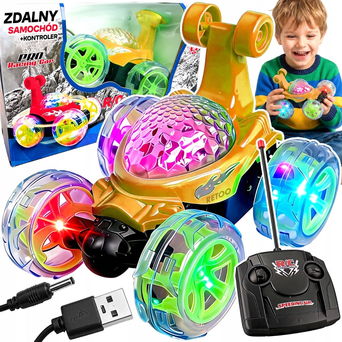 TWISTER CAR CONTROLLED AUTO ACROBAT STUNT PILOT REMOTE CONTROLLED