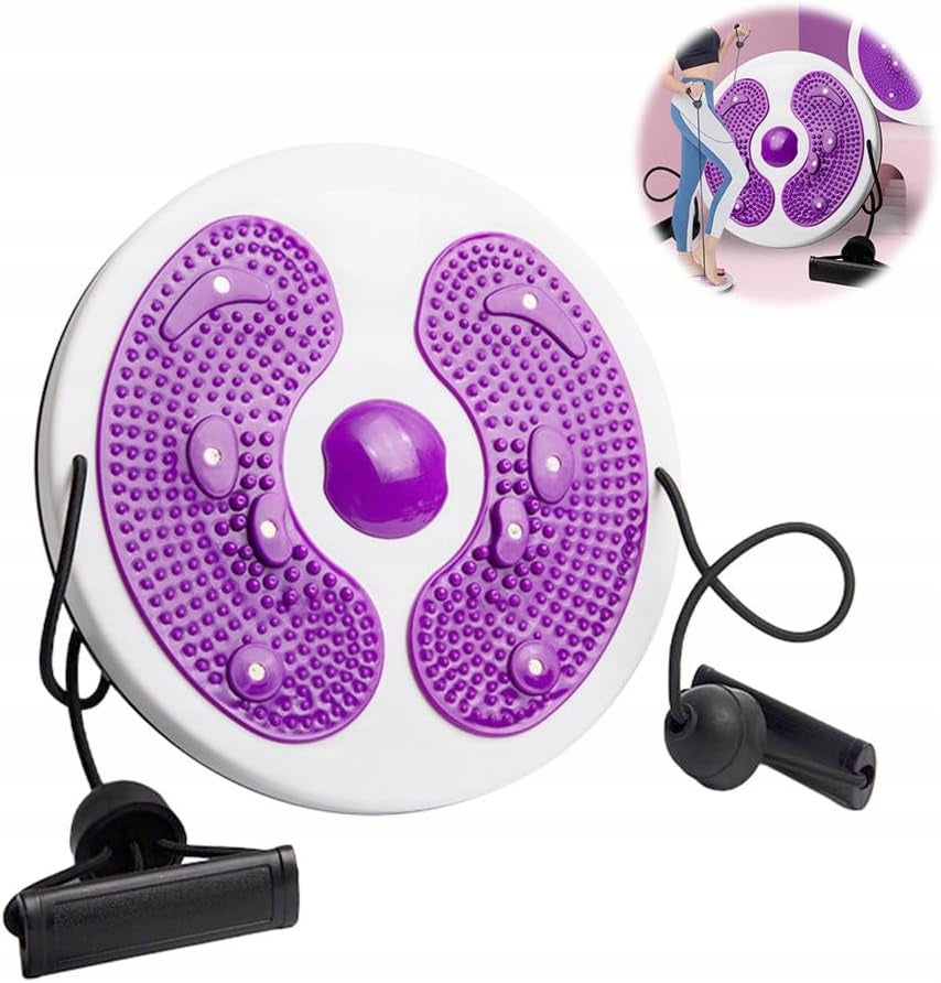 TWISTER DISC WITH PROJECTIONS ROTARY DISC FOR BODY EXERCISES MASSAGE WITH LINKS