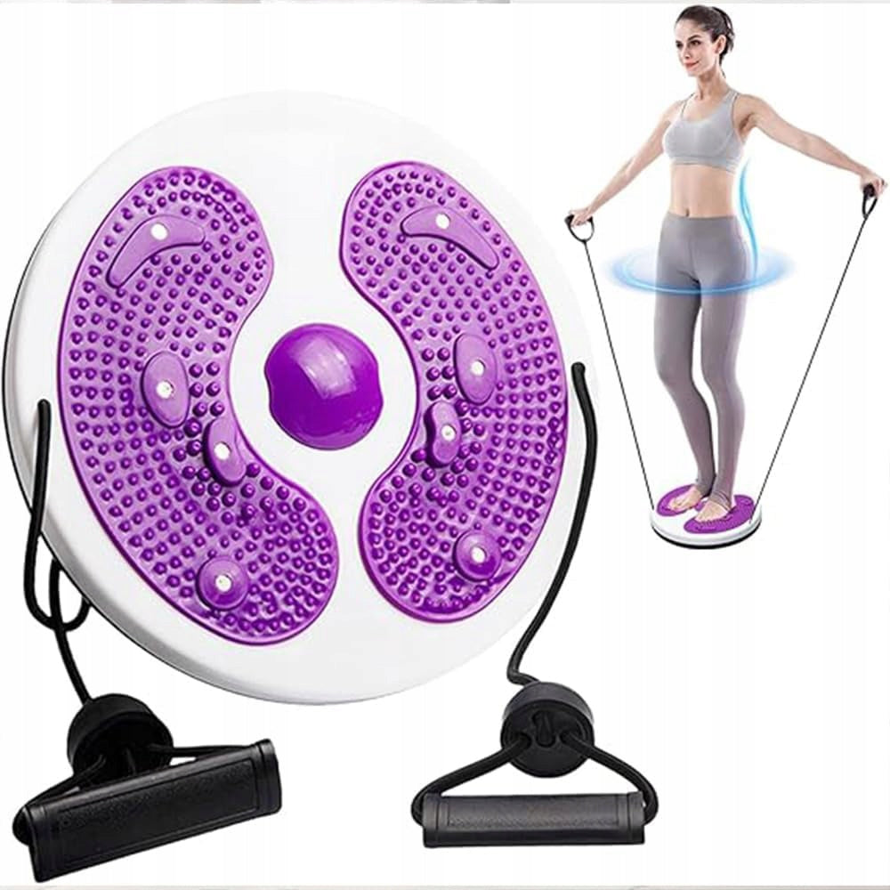 TWISTER EXERCISE MACHINE TWIST WAIST FOOT MASSAGE PORTABLE PURPLE Product weight with unit packaging 0.807 kg