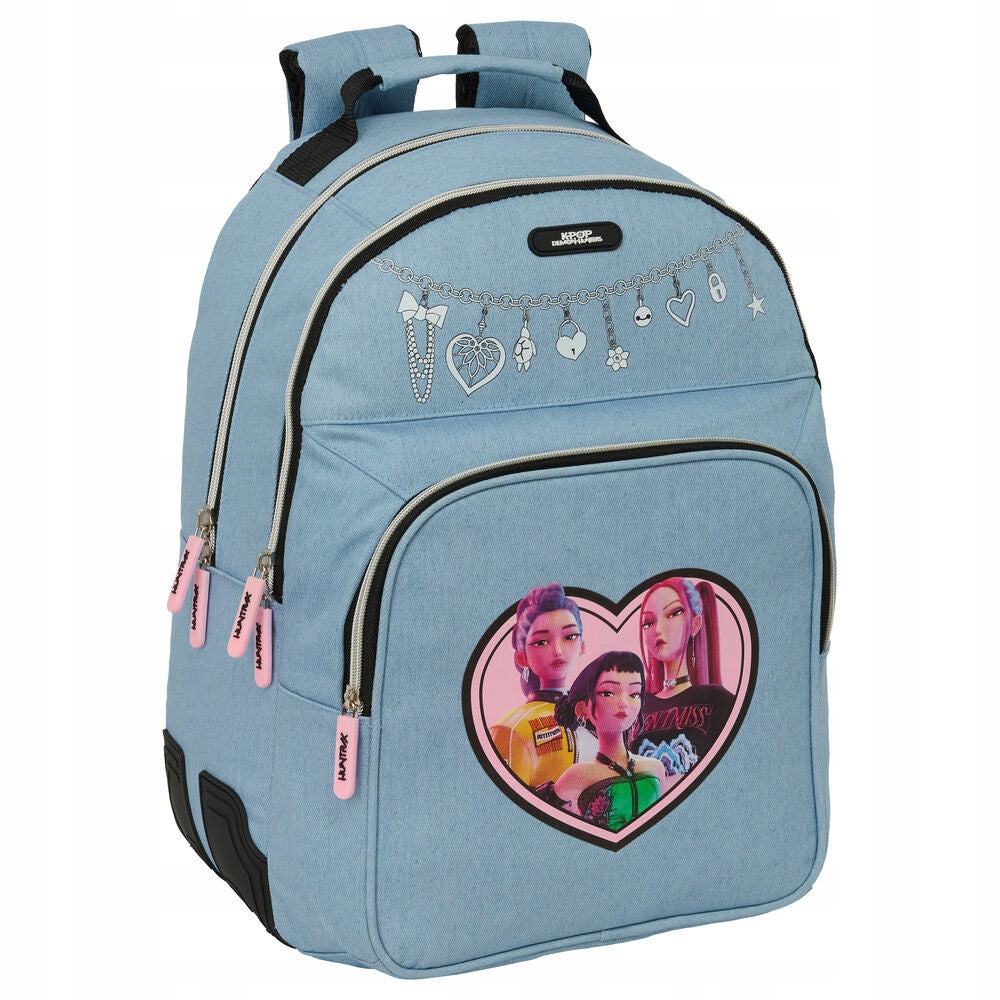 TWO-CHAMBER SCHOOL BACKPACK CHILDREN K-POP DEMON HUNTERS HUNTRIX Manufacturer code 8412688648139