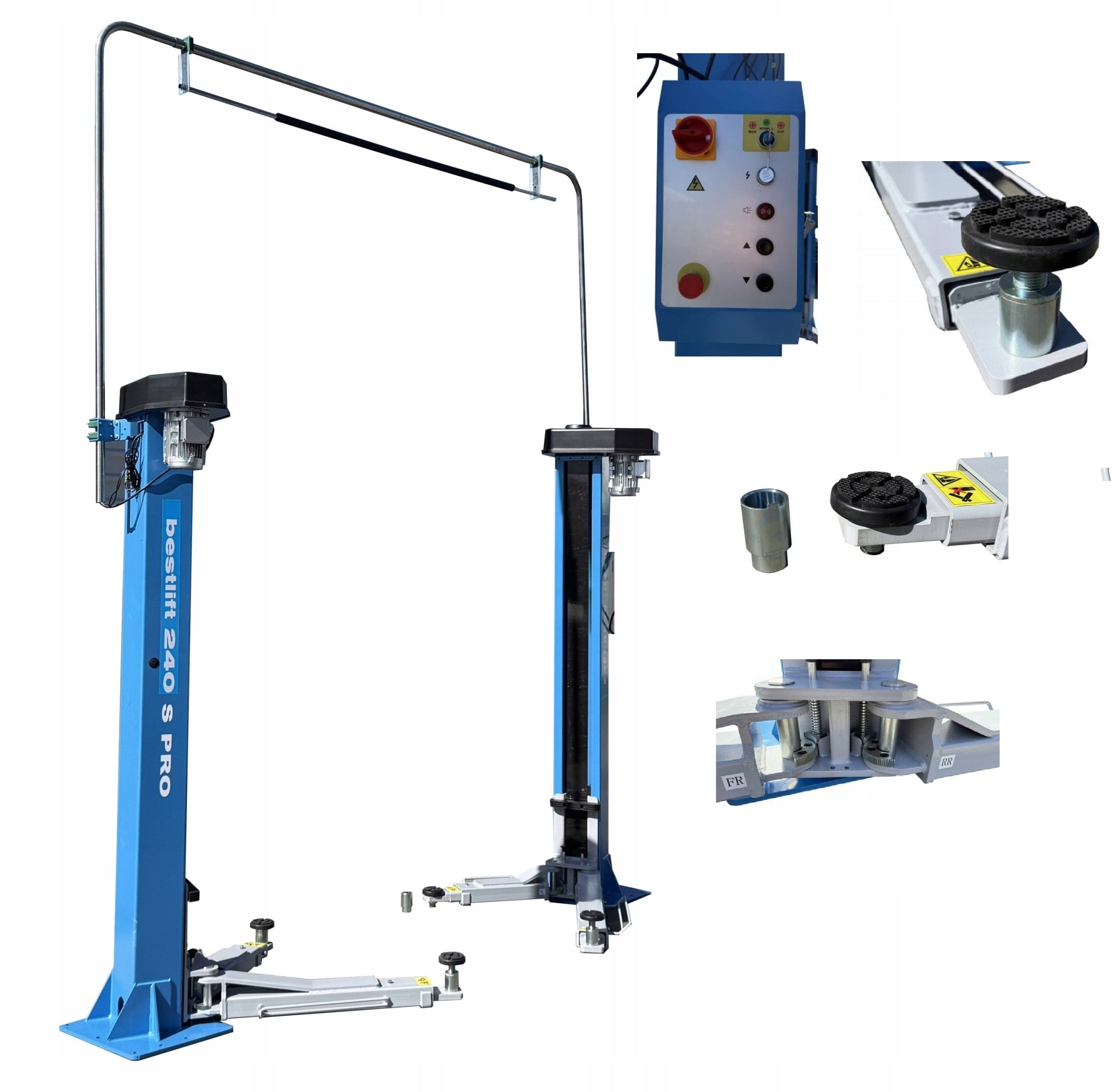 TWO-COLUMN SYNCHRONOUS LIFTER BESTLIFT 240S PRO 4000KG Manufacturer code 240S PRO