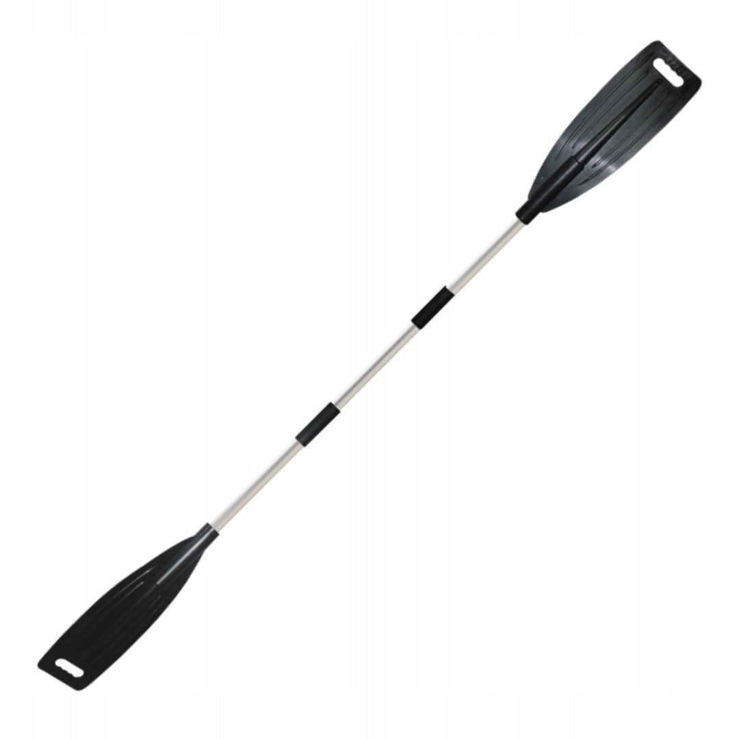TWO-FEATHER DOUBLE-SIDED KAYAK PADDLE 230CM ALUMINIUM 60° BLACK 30MM