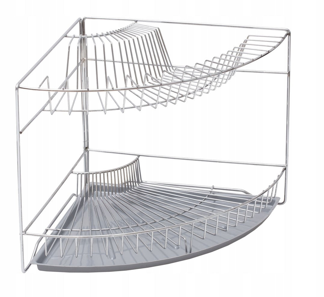 TWO-LEVEL CORNER CHROME-PLATED DISH DRYER EAN (GTIN) 5907800101171