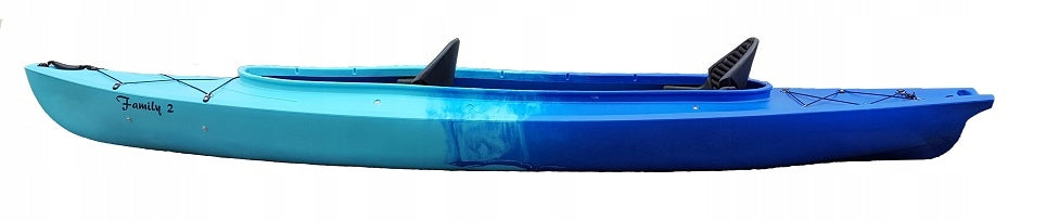 TWO-PERSON FAMILY TOURIST KAYAK STABLE SOLID FOR RAFTING TWO 2+1 Manufacturer code FAMILY2HDBLUELIGHTBLUE