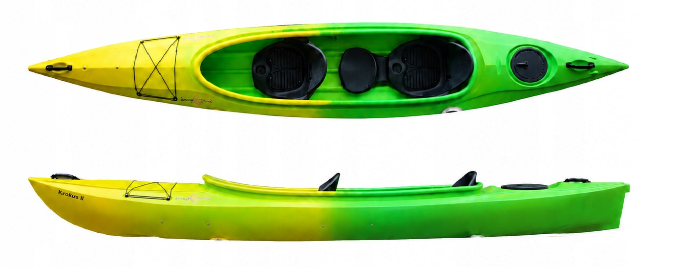 TWO-PERSON KAYAK KROKS 2 SCORPIO STABLE SOLID TWO FAMILY GAP 2+1