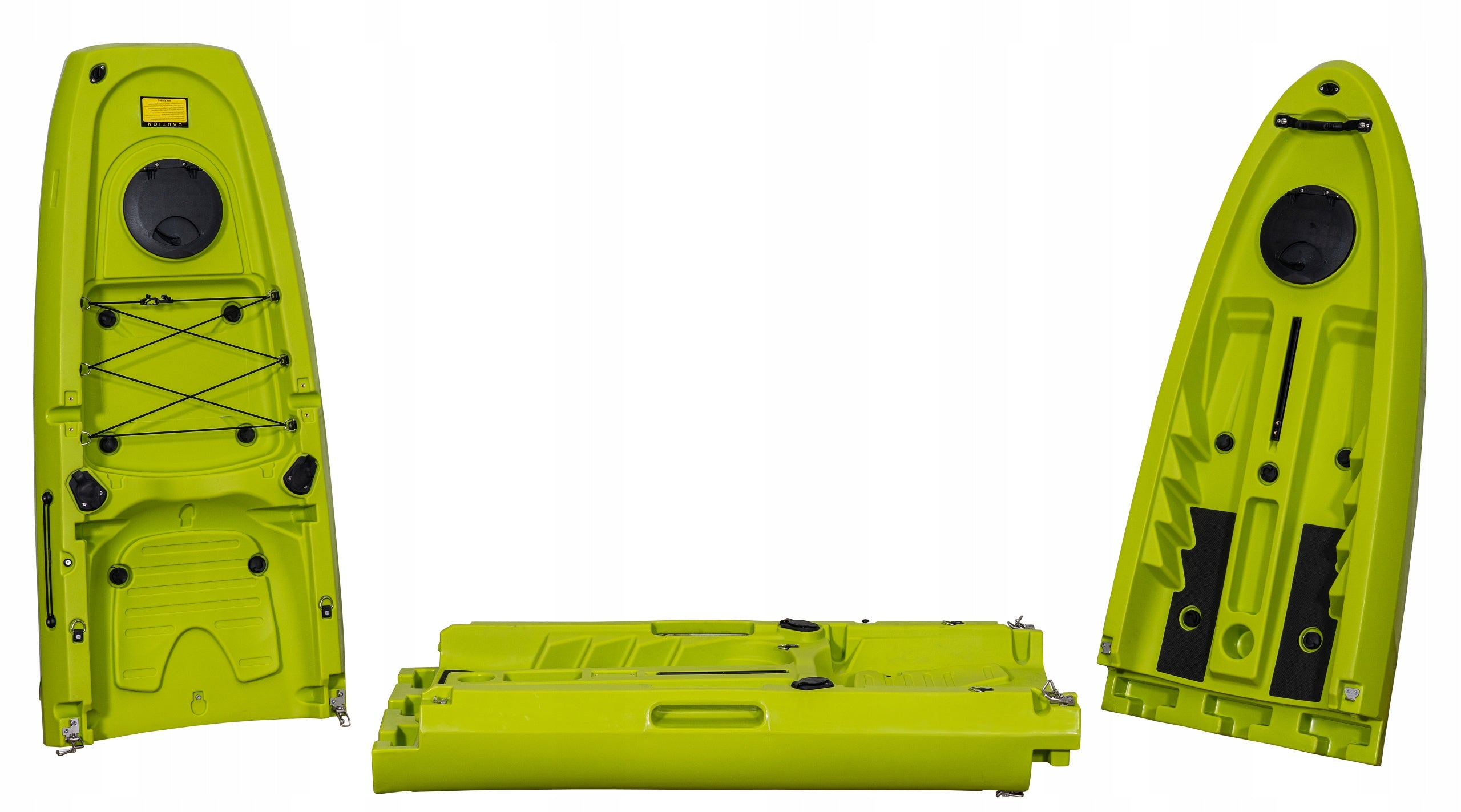 TWO-PERSON MODULAR RECREATIONAL KAYAK 475 CM FOLDING KAYAK 3 MODULES SET Number of seats 2