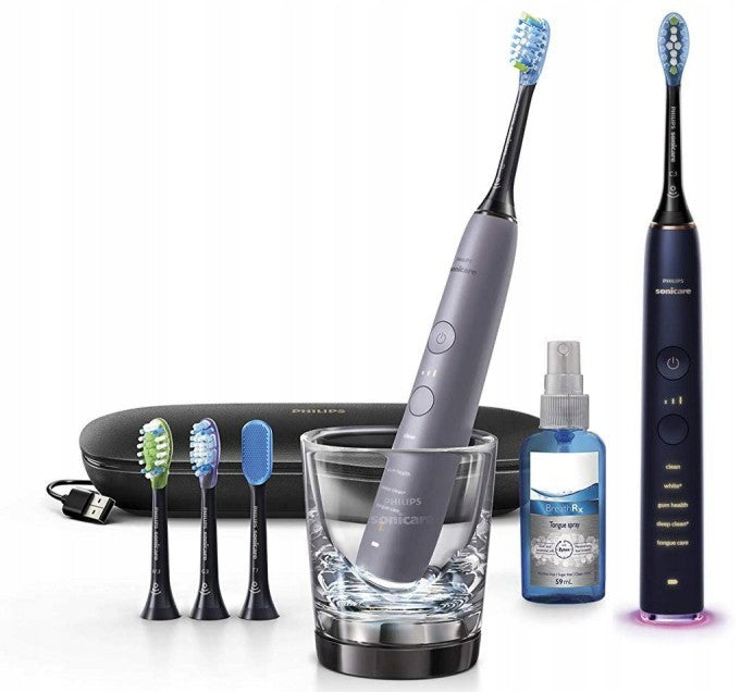 TWO PHILIPS SONICARE HX9924 GRAY & AMETHYST!!