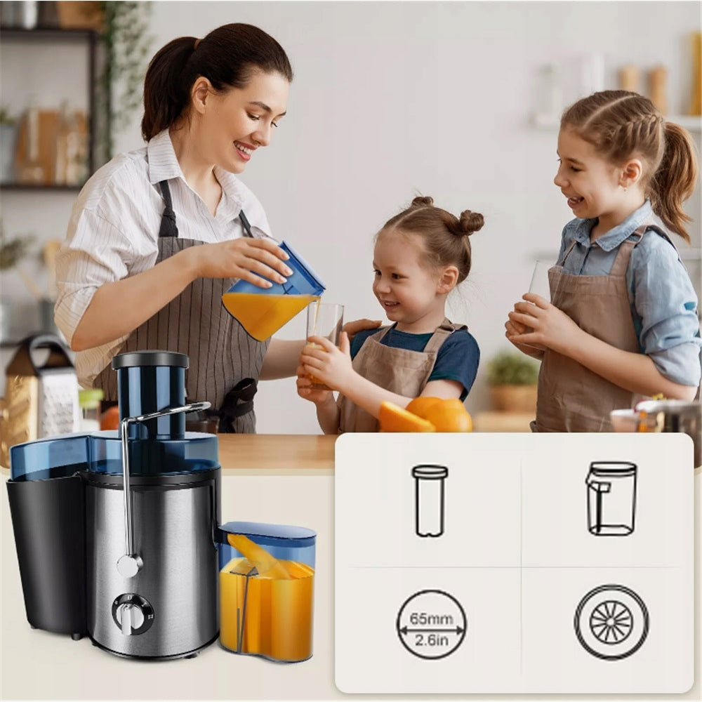 TWO-SPEED ELECTRIC JUICER CITRUS JUICER 500ML 1000W INOX Packaging status original