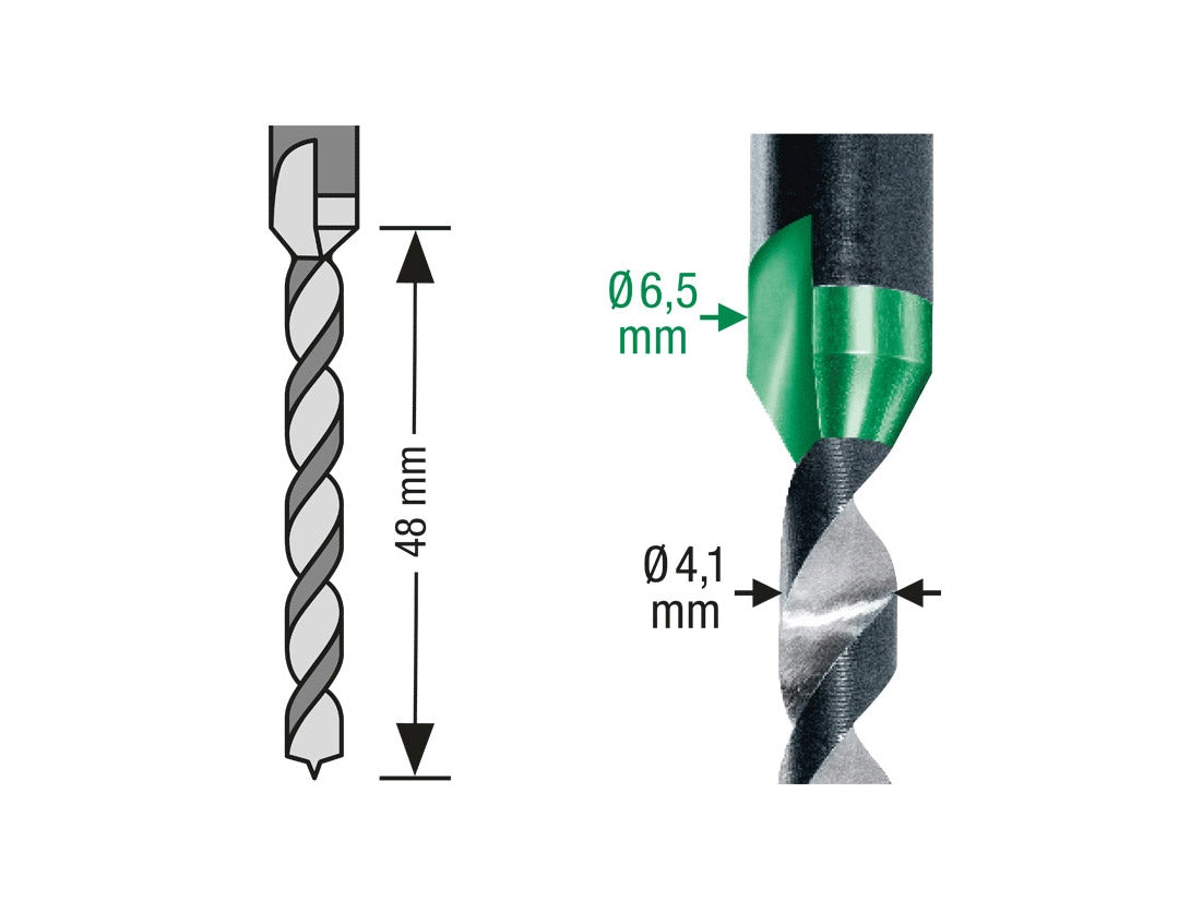 TWO-STAGE DRILL FOR TERRACE BOARD SCREWS SPAX DRILL 2 STEP Manufacturer code 5009409873005