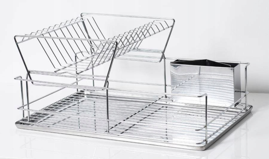 TWO-TIER DISH DRYER STAINLESS STEEL, DISH DRAINER Brand 5five Simply Smart