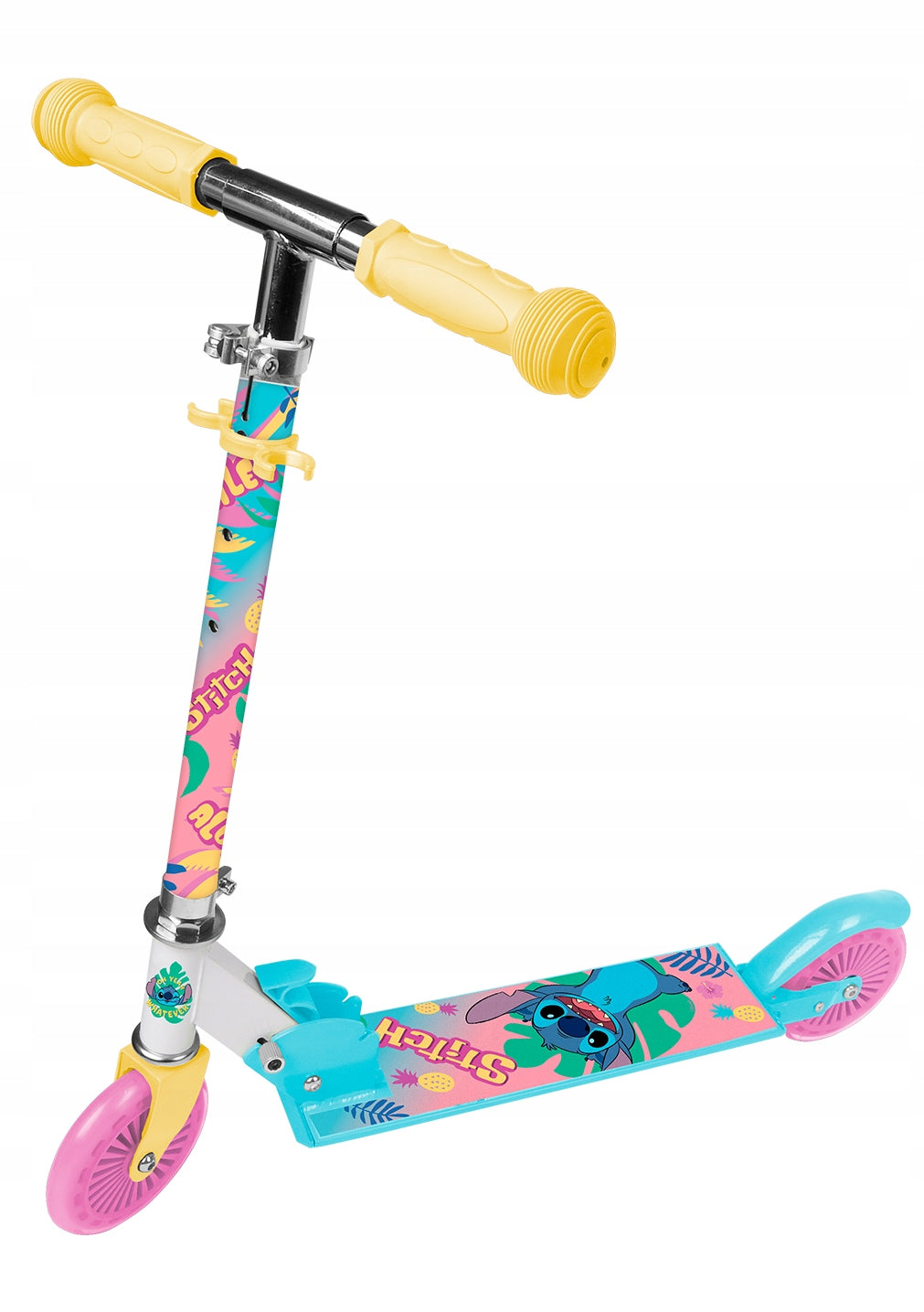 TWO-WHEEL SCOOTER FOR GIRLS PINK STITCH SEVEN