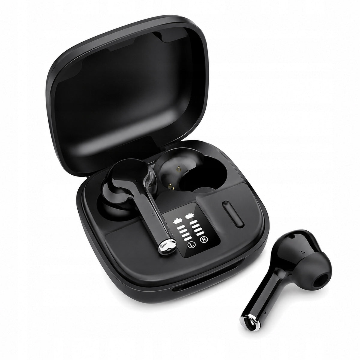 TWS Bluetooth 5.0 Gaming Earbuds with Case Black