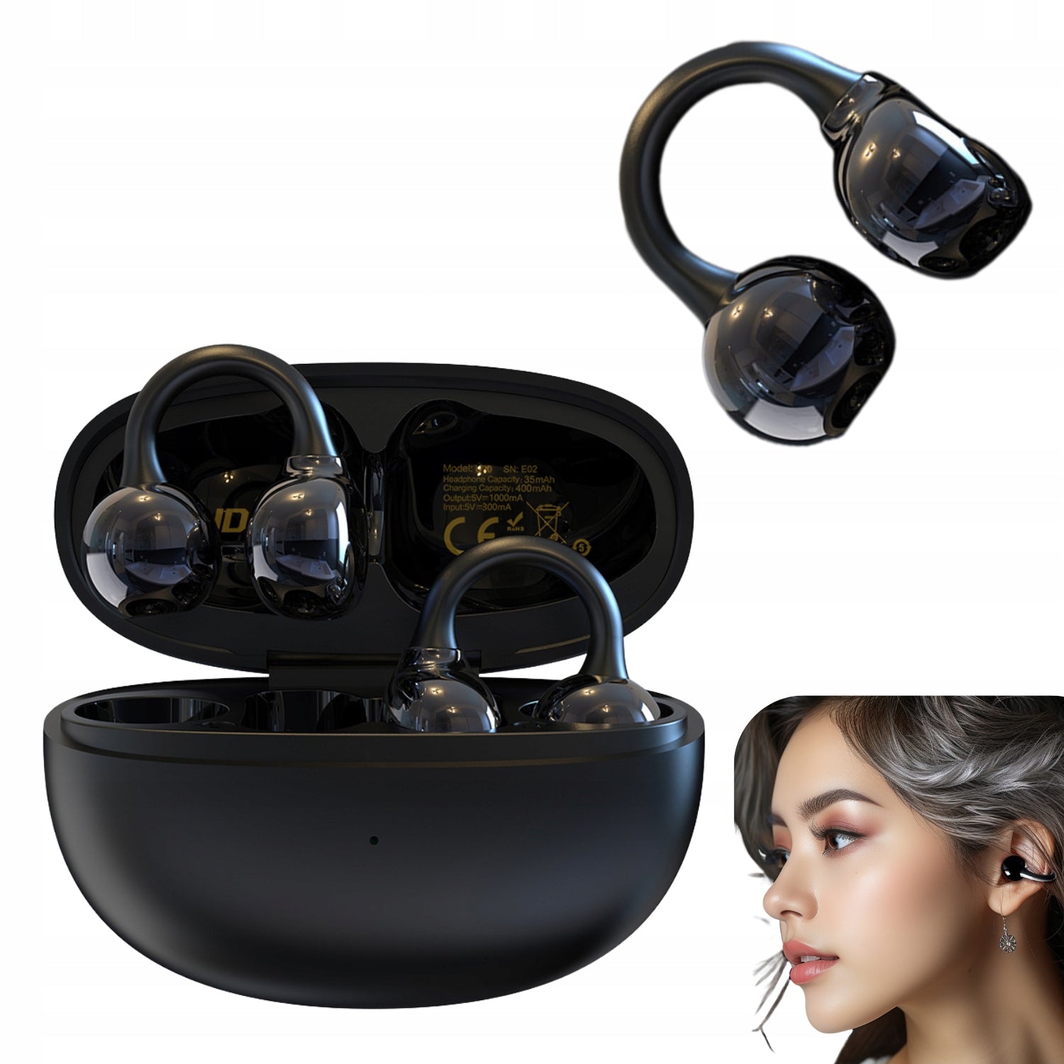 TWS Bluetooth WIRELESS IN-EAR HEADPHONES UNIVERSAL
