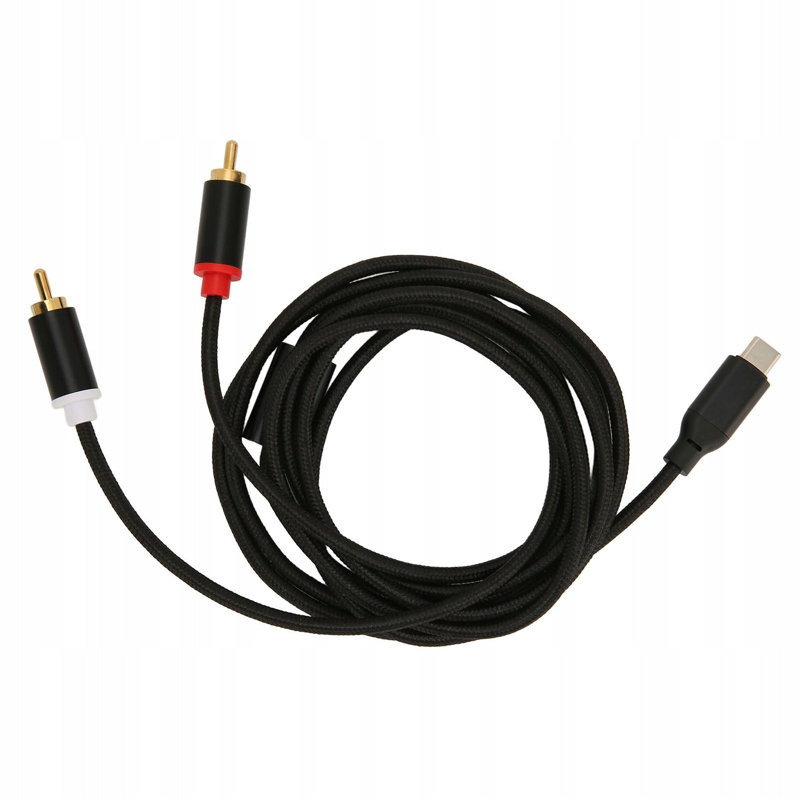 TYPE C TO 2RCA MALE HIFI STEREO CABLE ZOTA PLAITED SOUND XV