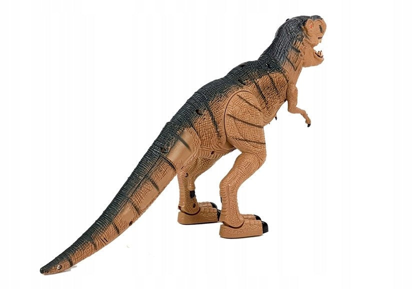 Nuotoliniu būdu valdomas dinozauras Lean Toys Tyrannosaurus Rex, rudas