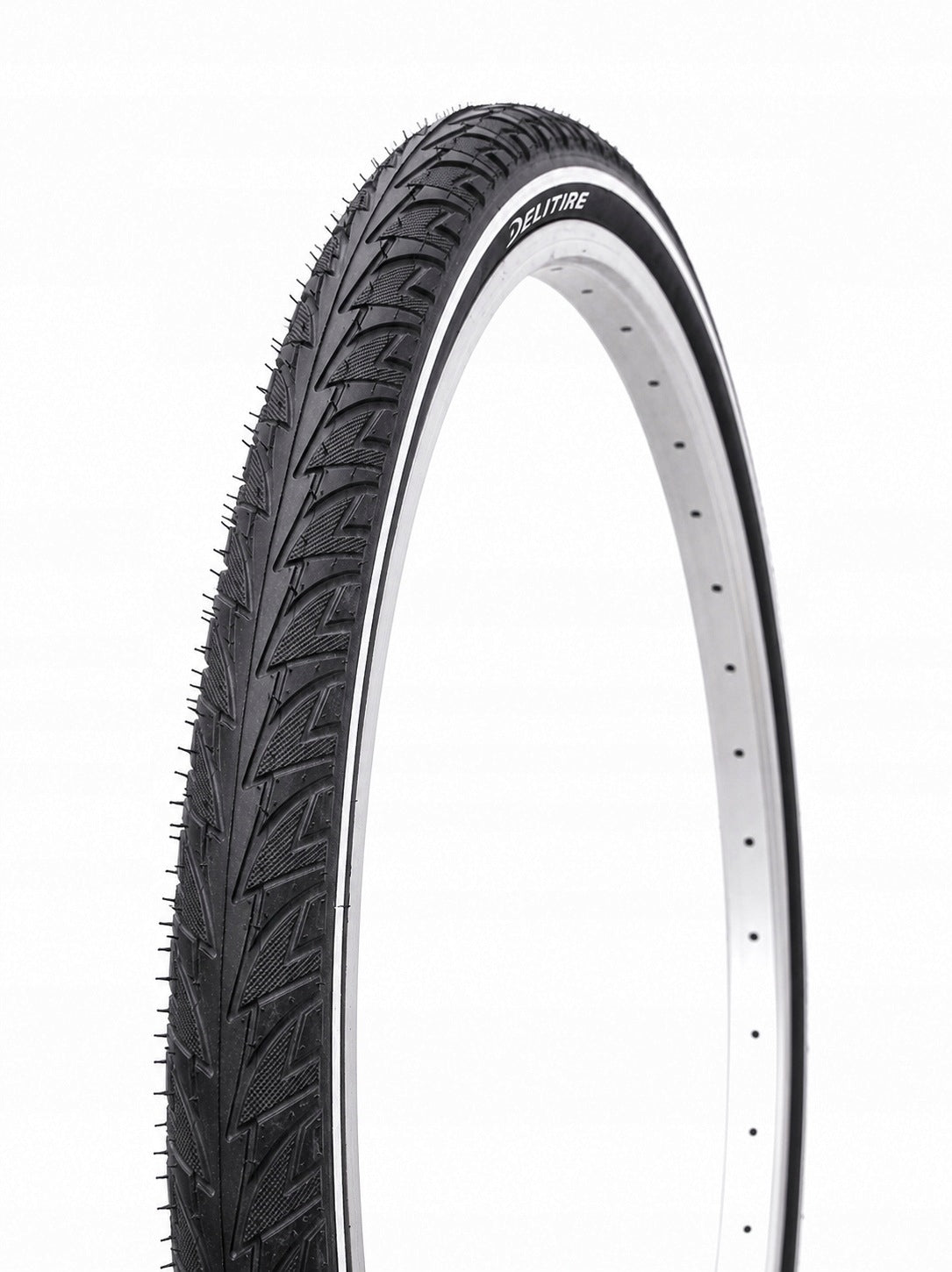 TYRE DELI 28x1.6 700x40C SA-274 Black with white line City Trekking