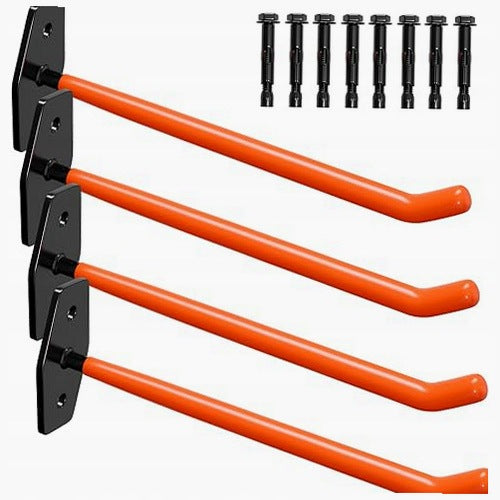 TYRE WALL MOUNT STEEL RUBBERIZED SET OF 4 FOR GARAGE