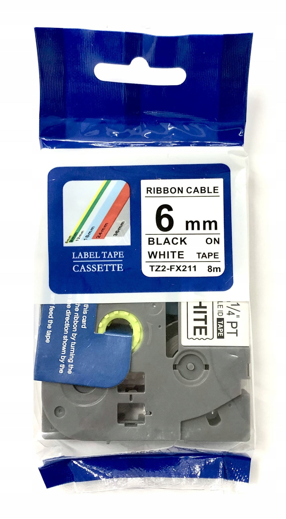 TZ2-FX211 tape for Brother TZ-FX211 TZe-FX2