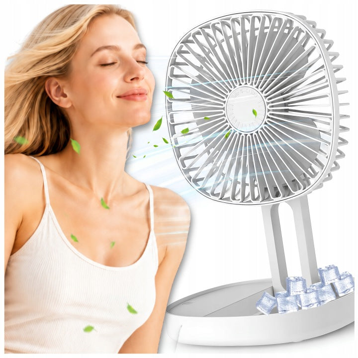 Table Fan Ice Container White -CE