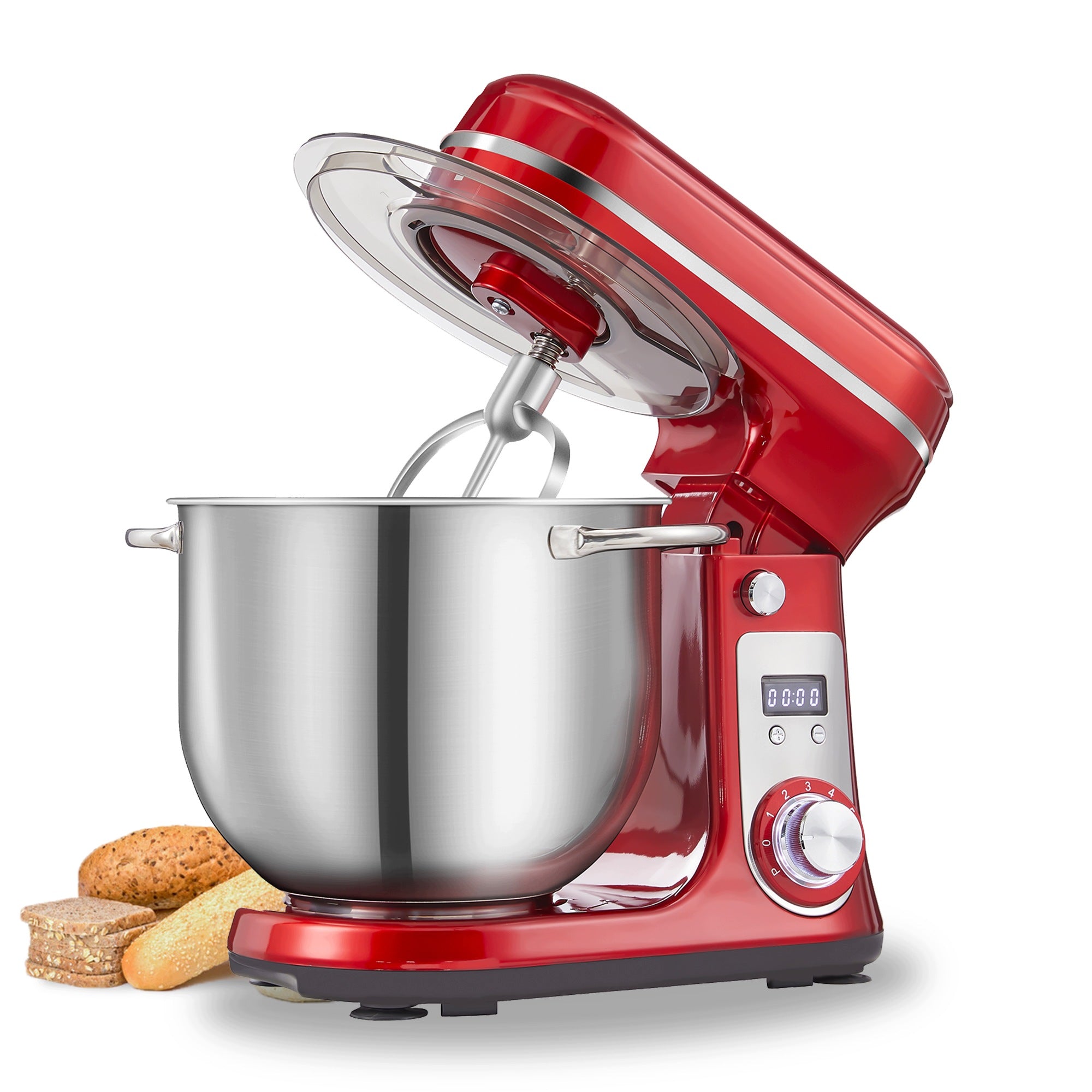 Table Kitchen Mixer BioloMix Multifunctional Planetary Mixer 60dB 6L