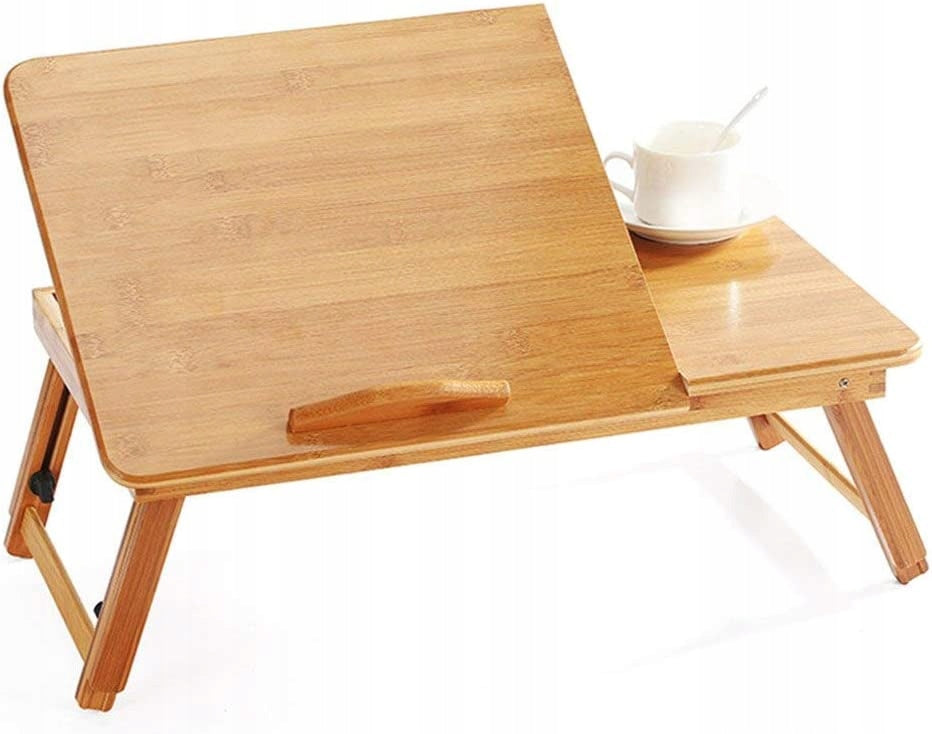 Table Laptop in Natural Bamboo Folding