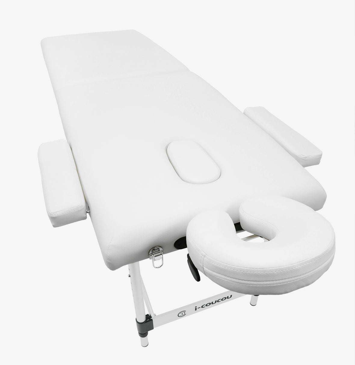 Table Massage Bed Cosmetic Aluminum Couch Folding 2-Segment Medical device yes