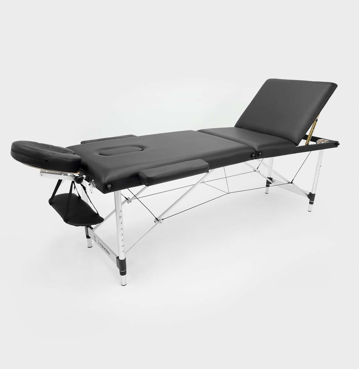 Table Massage Bed Folding 3 Segments Cosmetic Eyelash Portable Aluminum Brand i-coucou