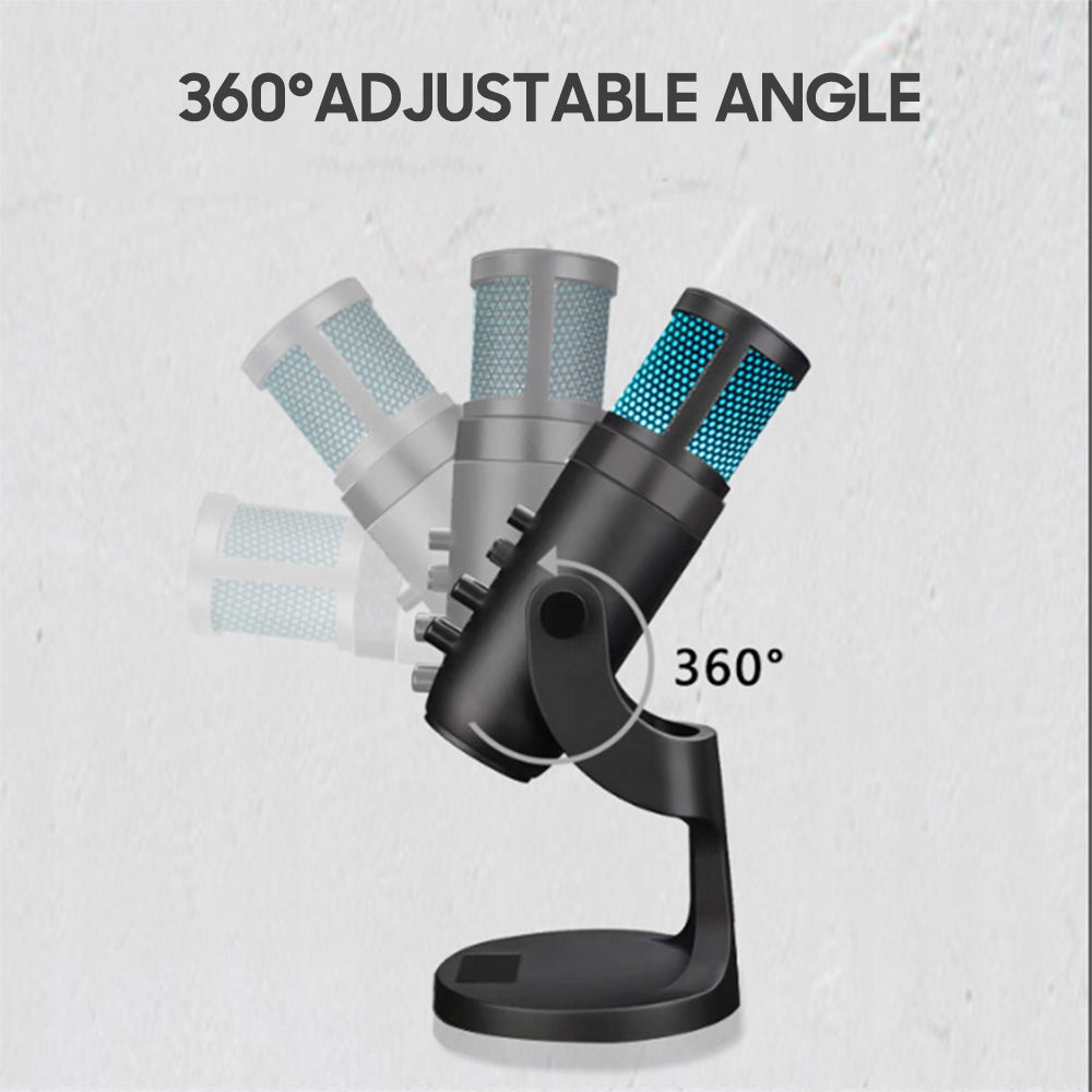 Table Microphone USB Condenser Microphone with RGB Microphone with QD Manufacturer code AG250803010428