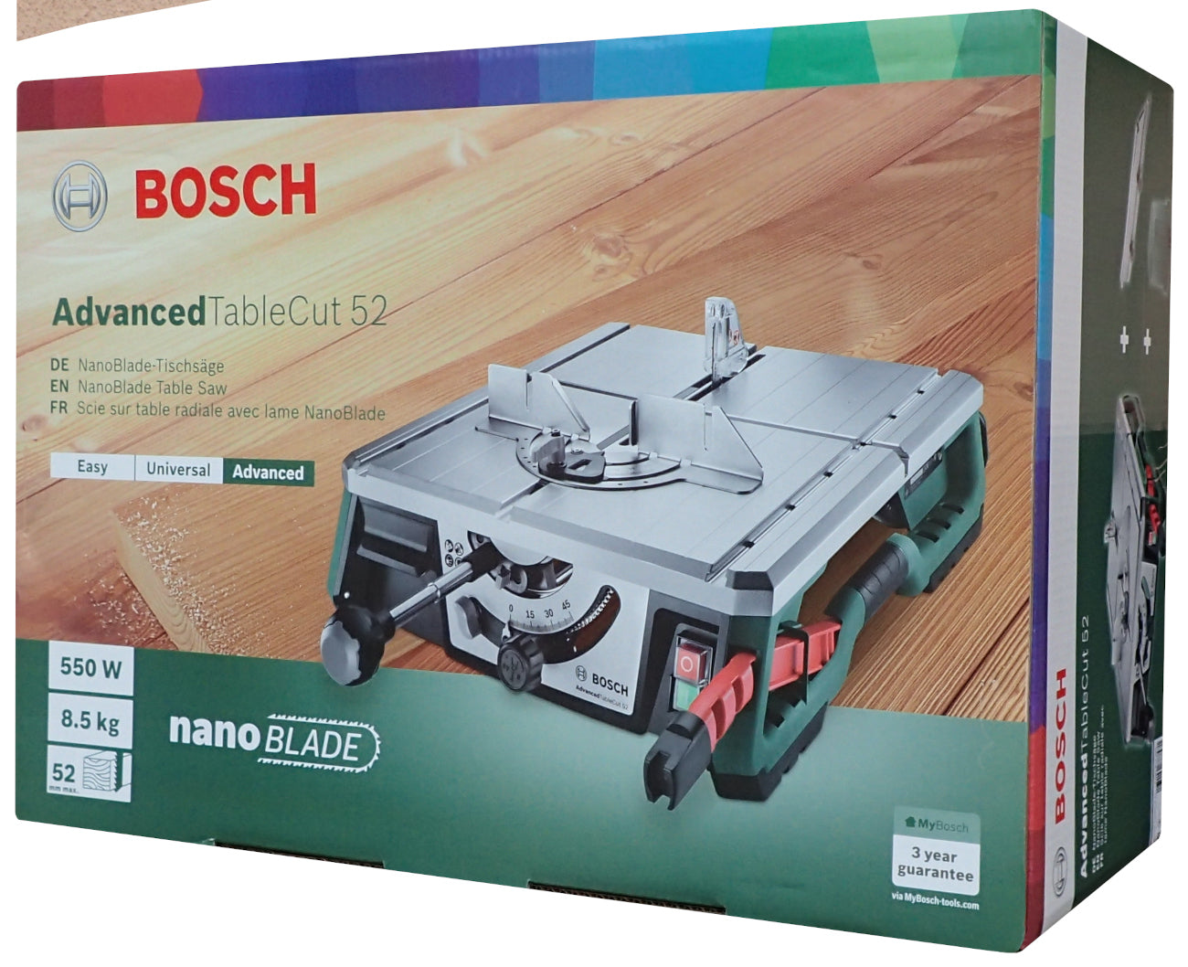 Table Saw 0603B12001 550W Bosch AdvancedTableCut Advanced TableCut 52
