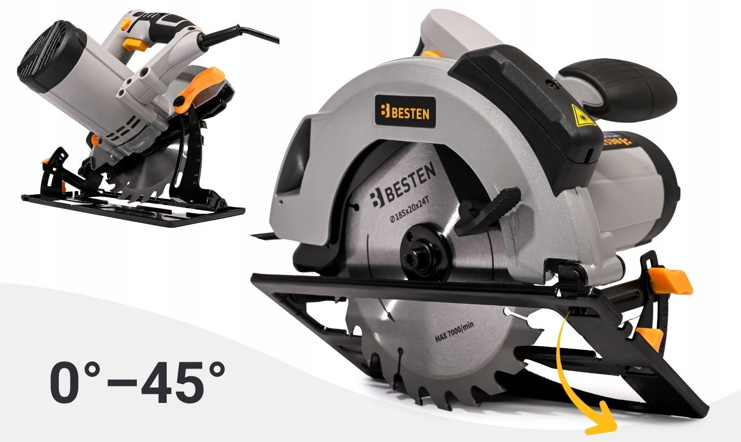 Table Saw Circular Saw Blade Handheld Wood Saw With Laser 2000W Maximum power 2000 W