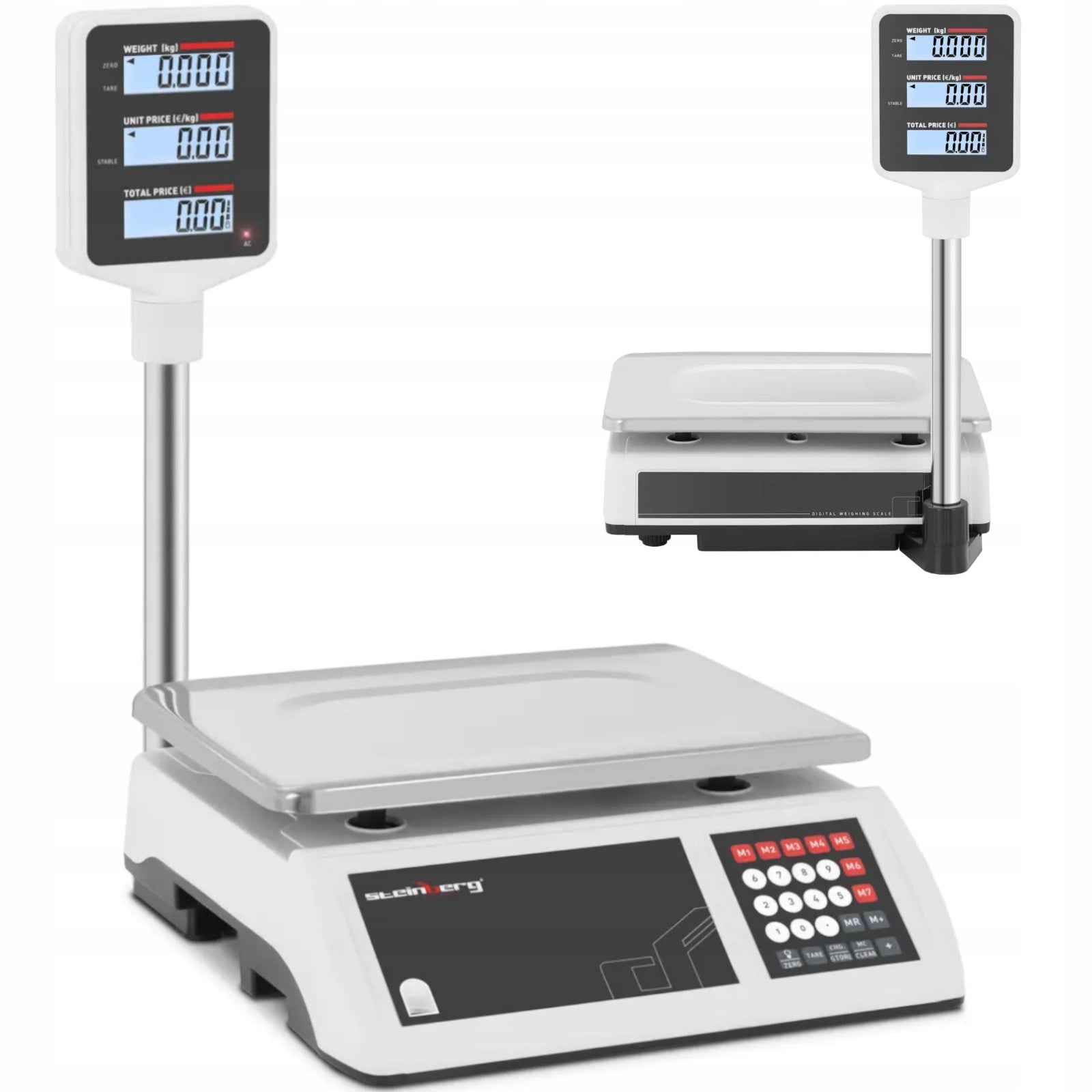 Table control scale 15 kg / 2 g lcd 210 x 310 mm power supply 6 V/4 Ah