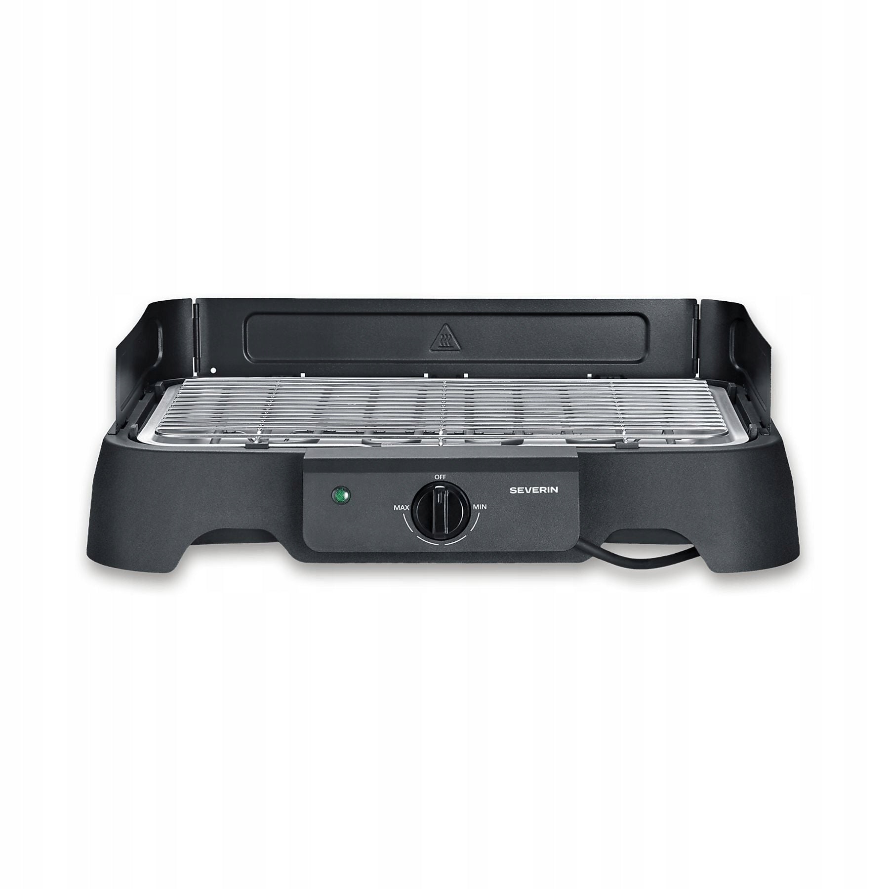 Table grill Severin PG 8593 with stainless steel grate Power rating 2000 W