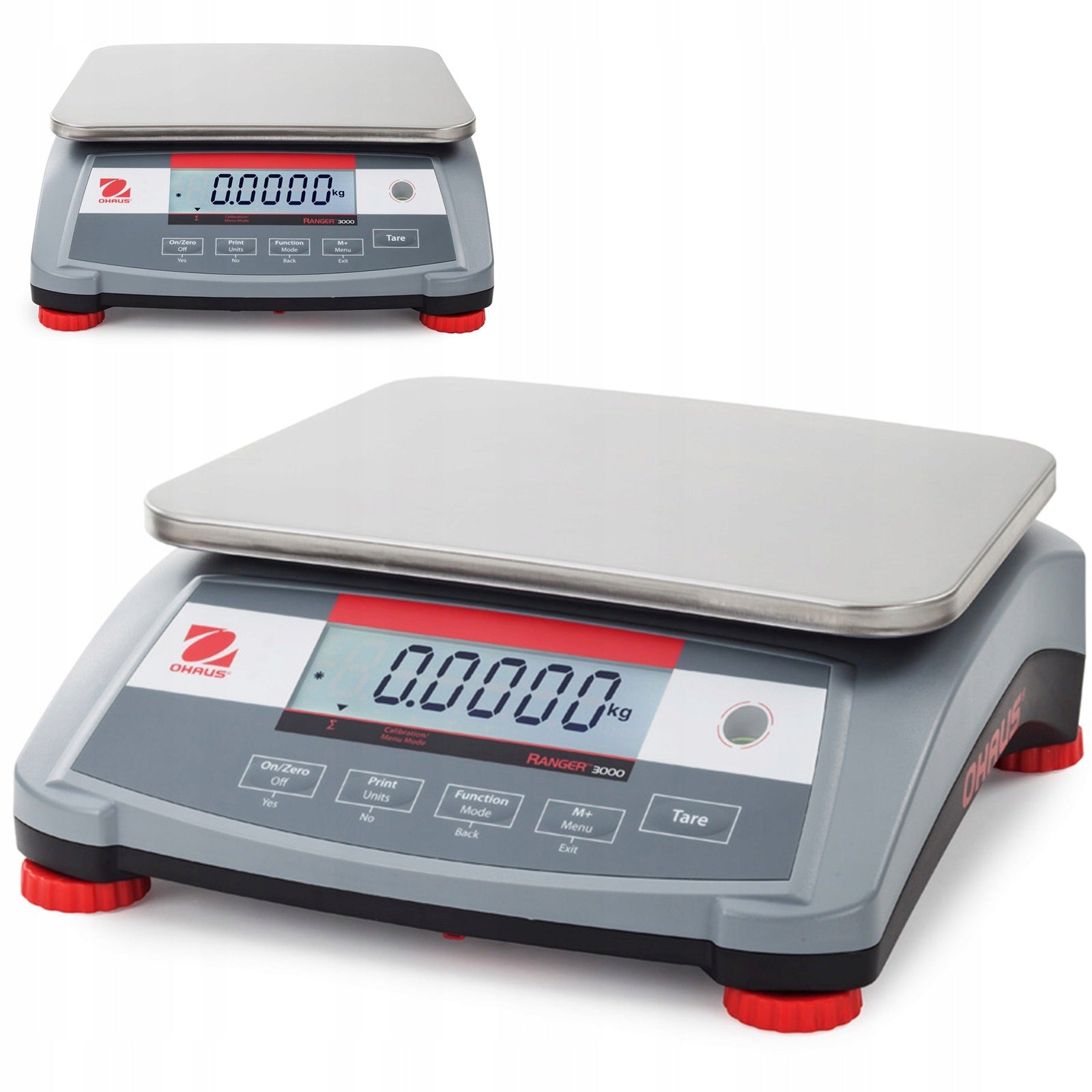 Table scale OHAUS RANGER 3000 3kg precision 0,1g with LCD display and RS23